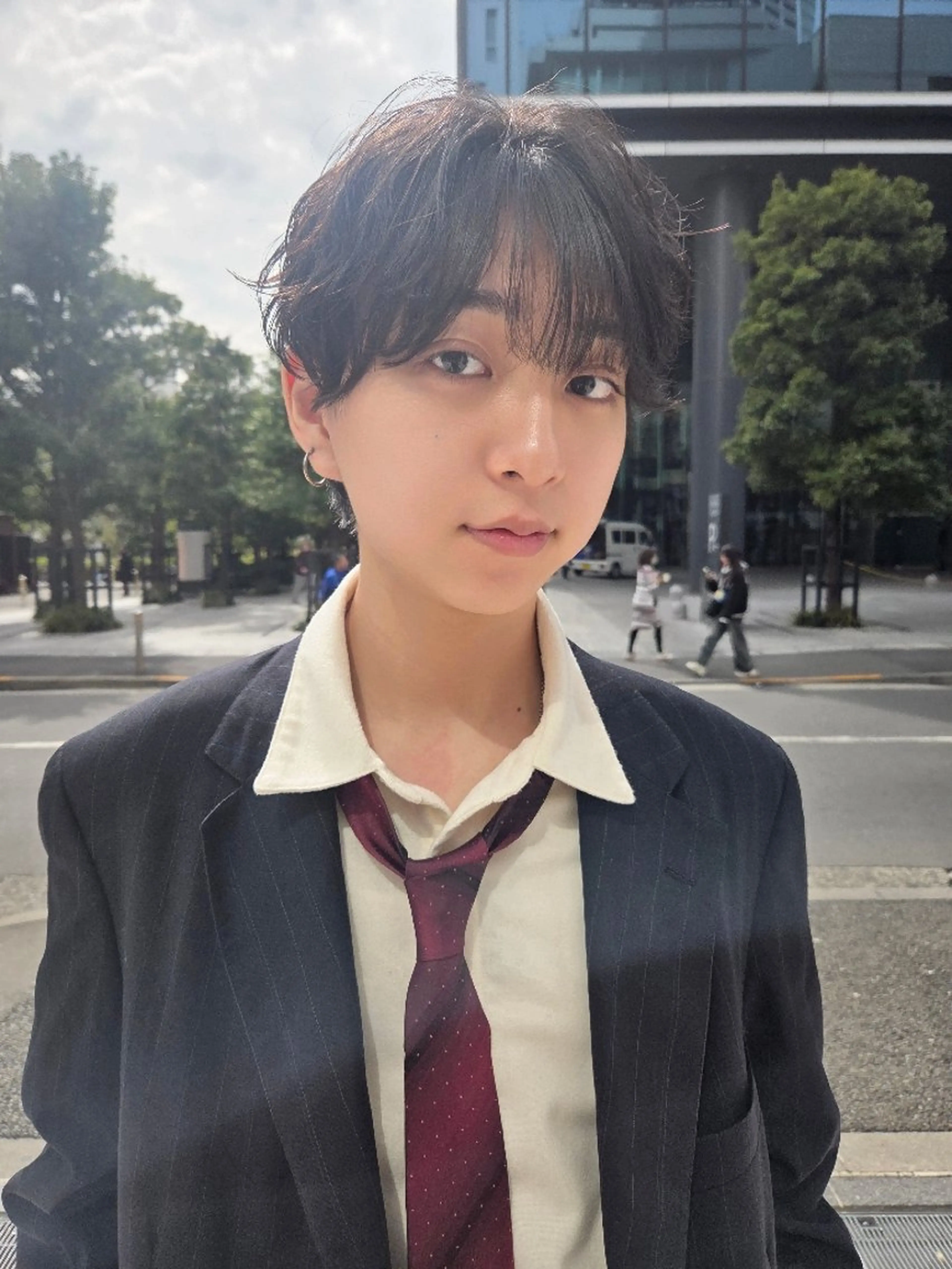 メンズ ヘアセット 韓国風メンズ/垢抜け /メイク男子/キャロのヘアスタイル