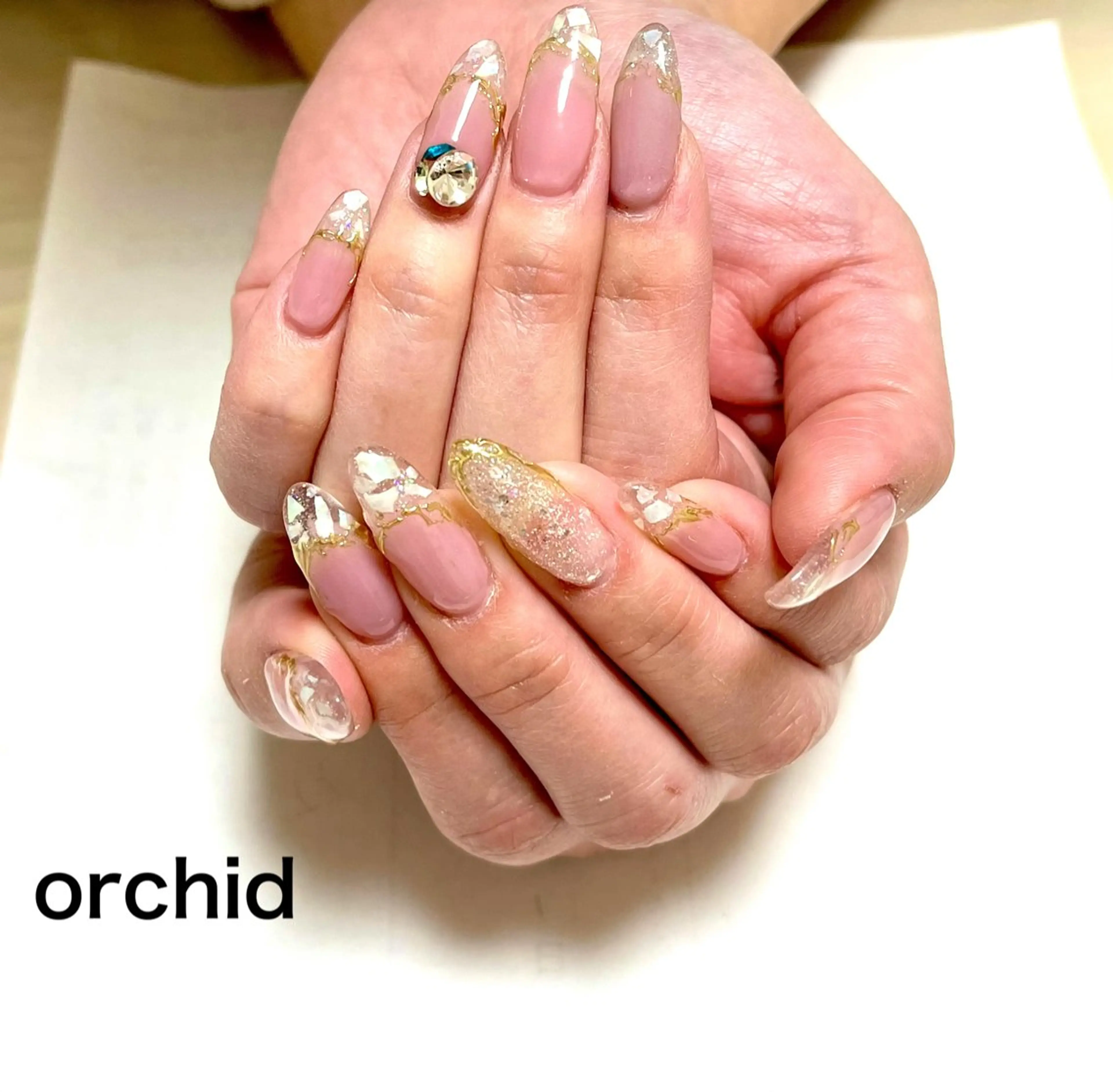 ネイル orchid ♡オーキッドのネイルデザイン
