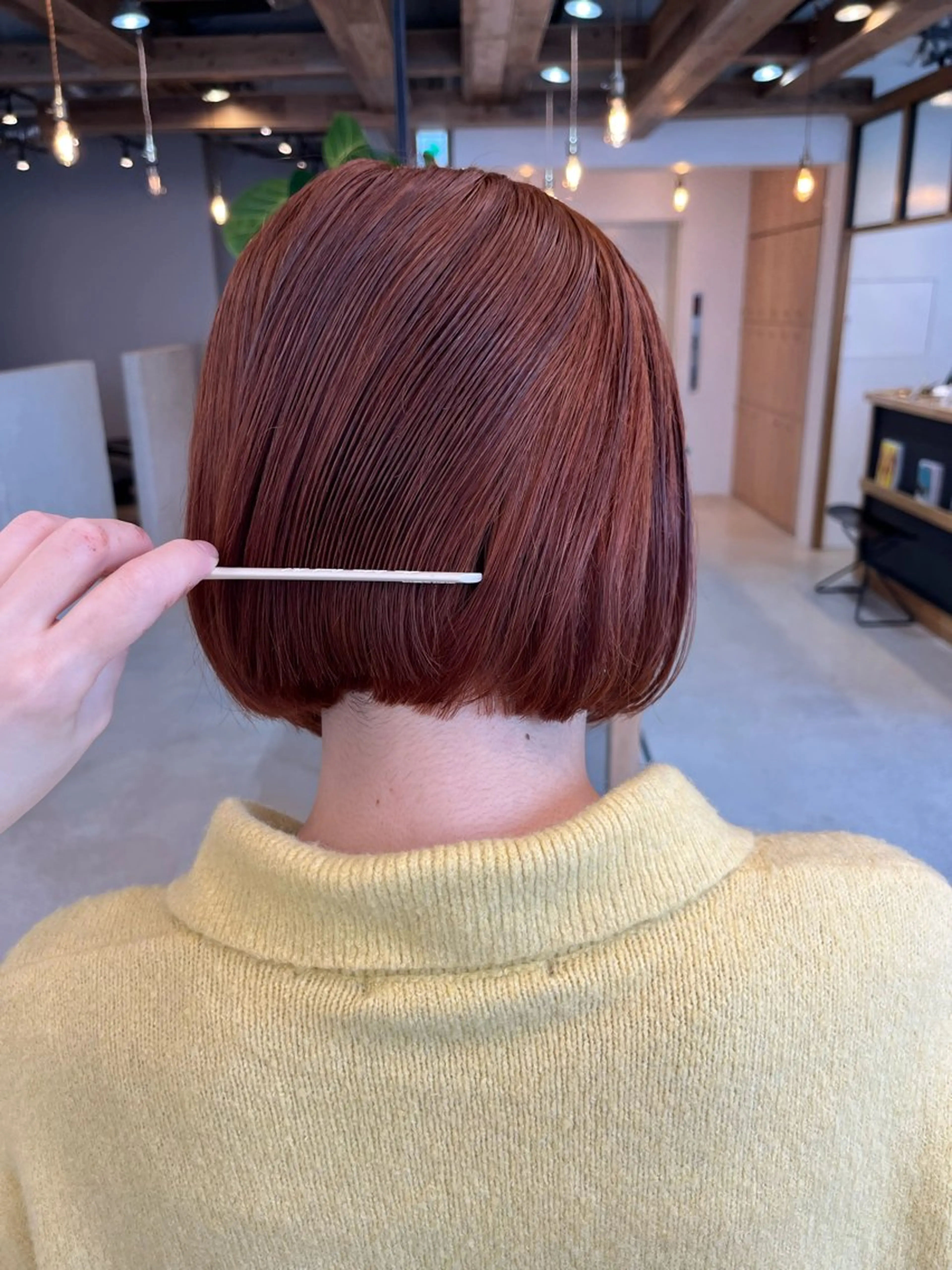 カラー ベージュカラー ブリーチ ダブルカラー ブリーチなしカラー オレンジ ヘアカラー トリートメント 無料カットモデル募集 /ueno aiのヘアスタイル