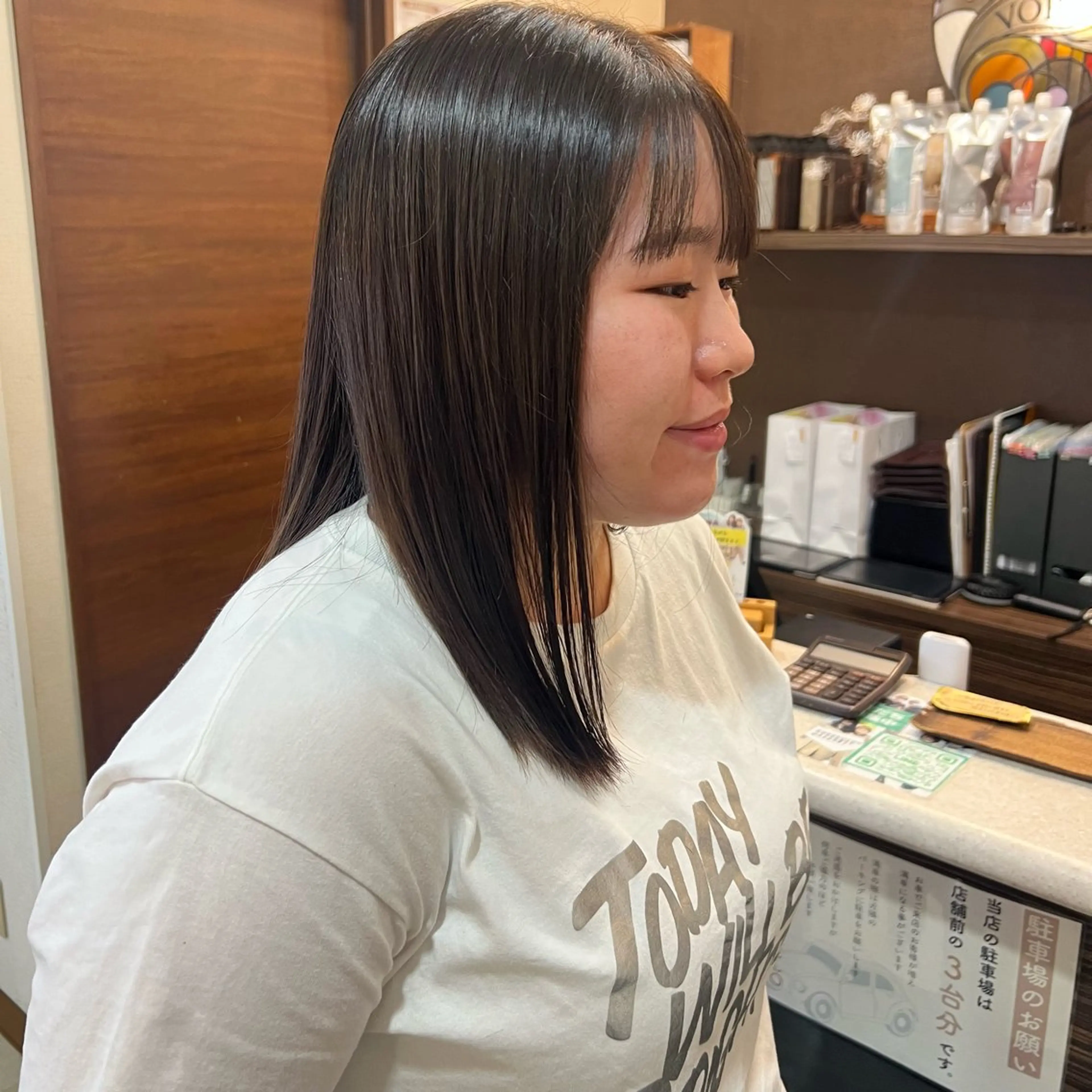 ミディアム カラー オリーブカラー トリートメント 森川愛奈 /カットモデル募集中のヘアスタイル