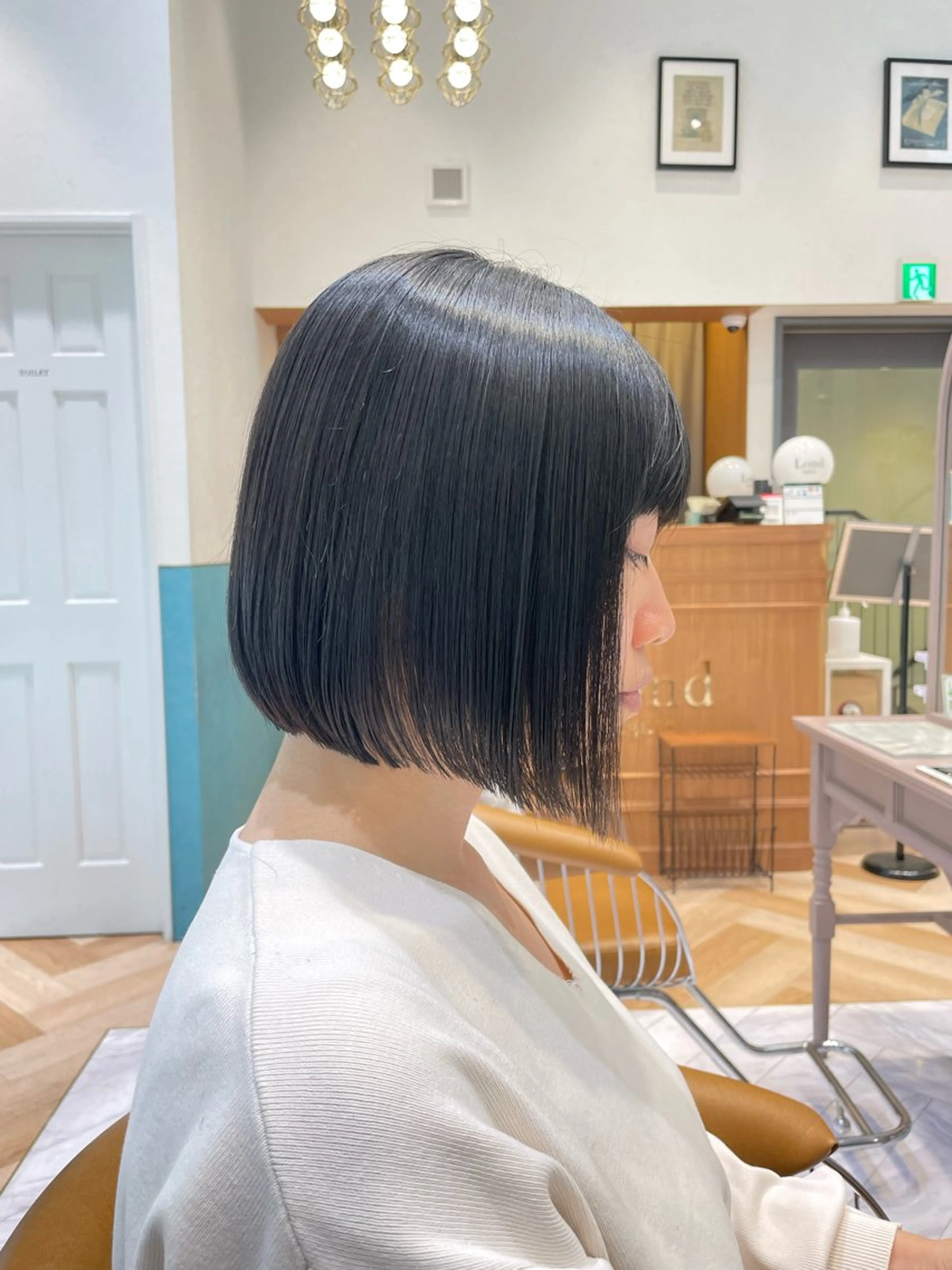 ショート ヘアカラー トリートメント 韓国/ハッシュカット /レイヤー🧸千純のヘアスタイル