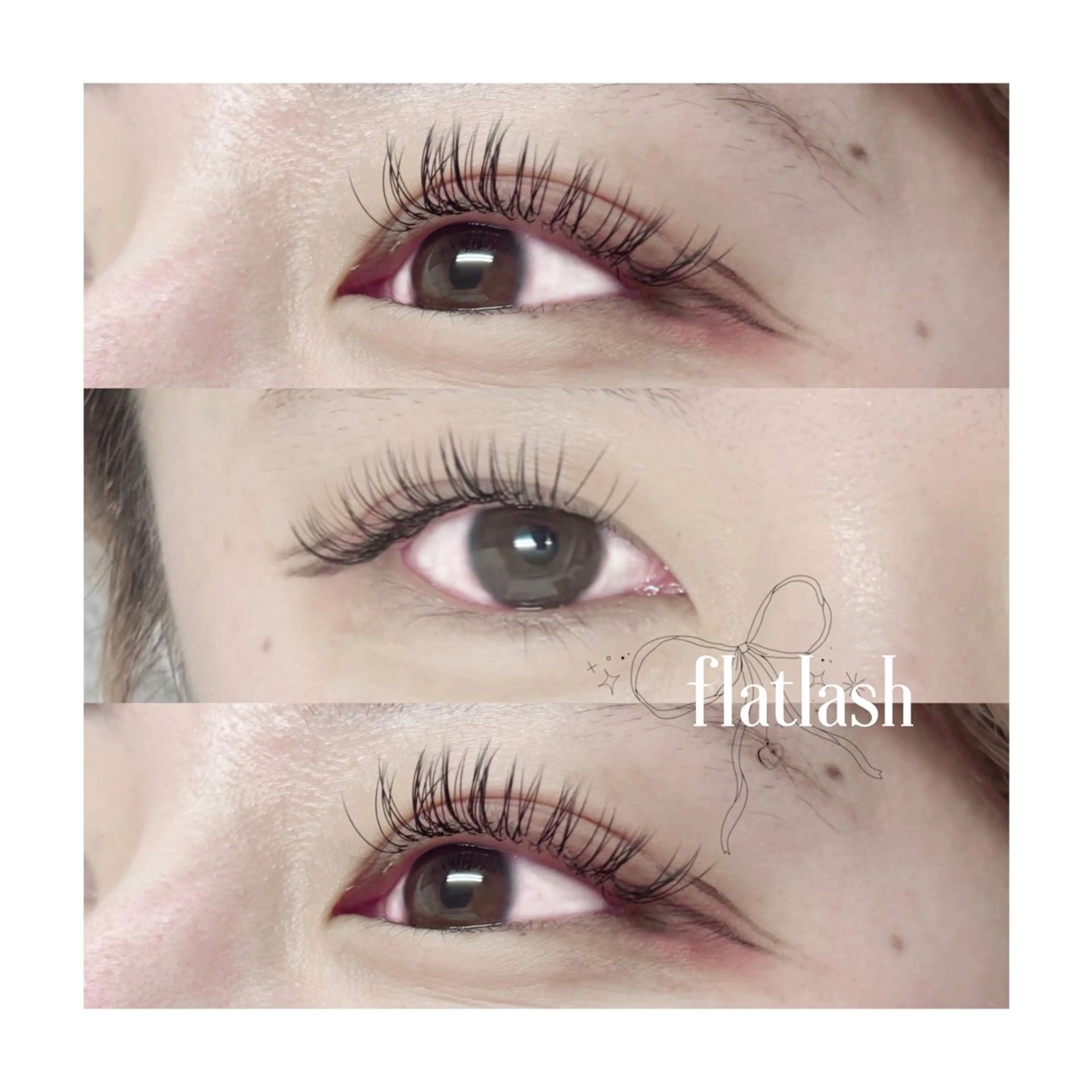 マツエク・マツパ Cカール フラットラッシュ ナチュラル マツエク 【EYELA】 Cocona𝜗𝜚のマツエク・マツパデザイン