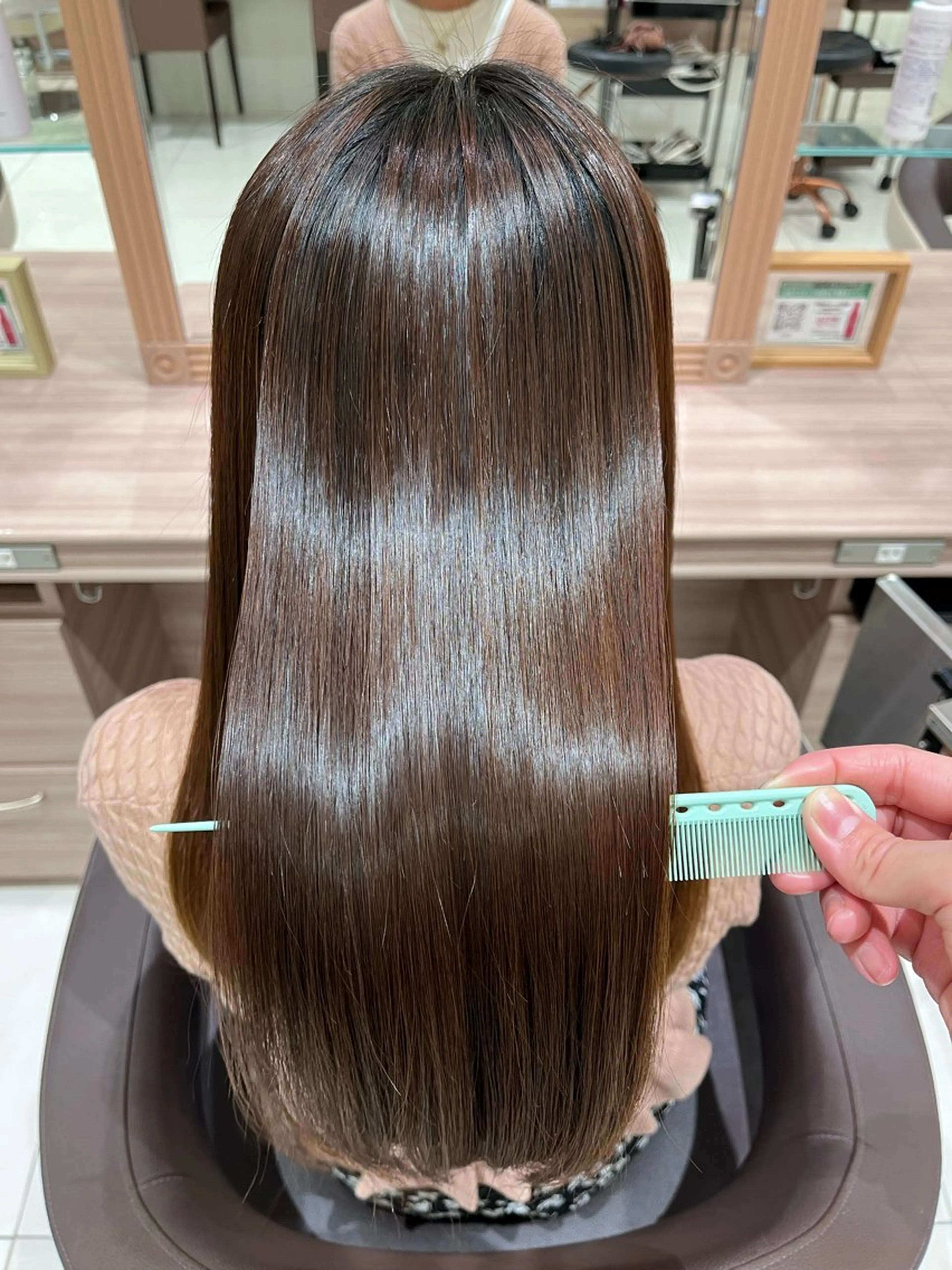 ロング 縮毛矯正 トリートメント ❄️モデル募集中❄️ ️🫧Ｈａｒｕ🫧のヘアスタイル