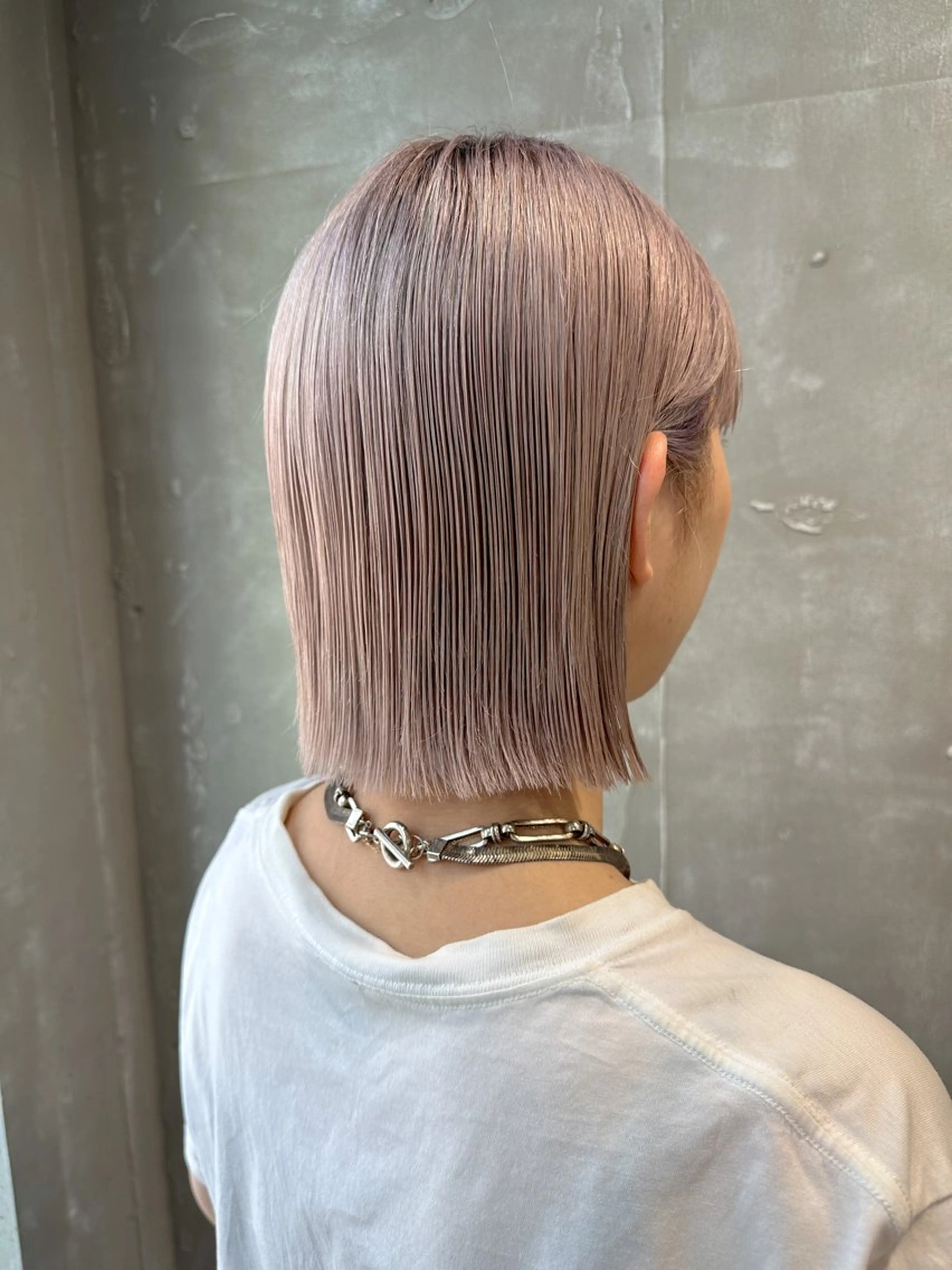 ミディアム カラー ハイトーンカラー トリートメント 原宿パーソナルカラー 診断／hina✨🧚のヘアスタイル