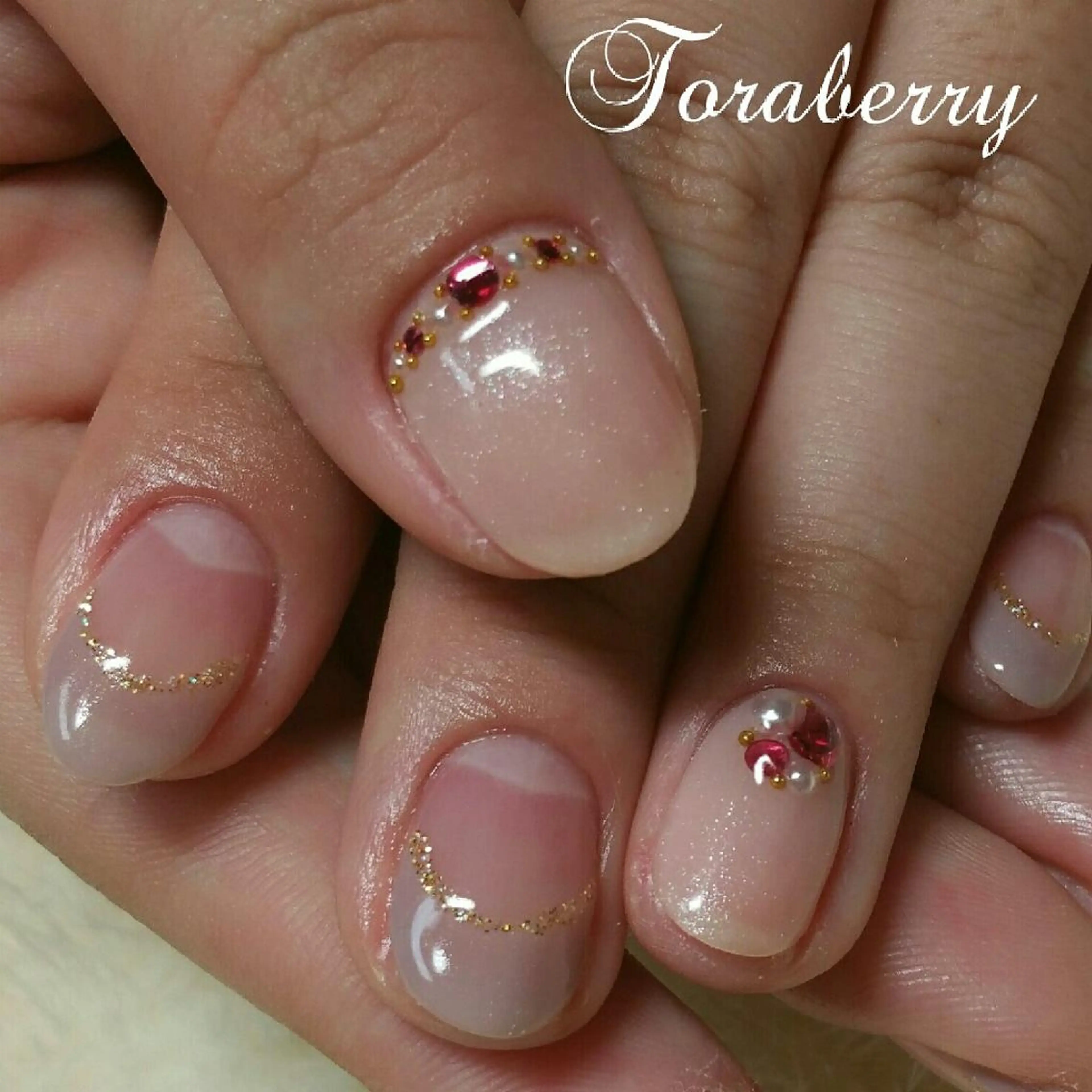 ネイル シンプルネイル ハンドネイル ネイリスト なつみのネイルデザイン