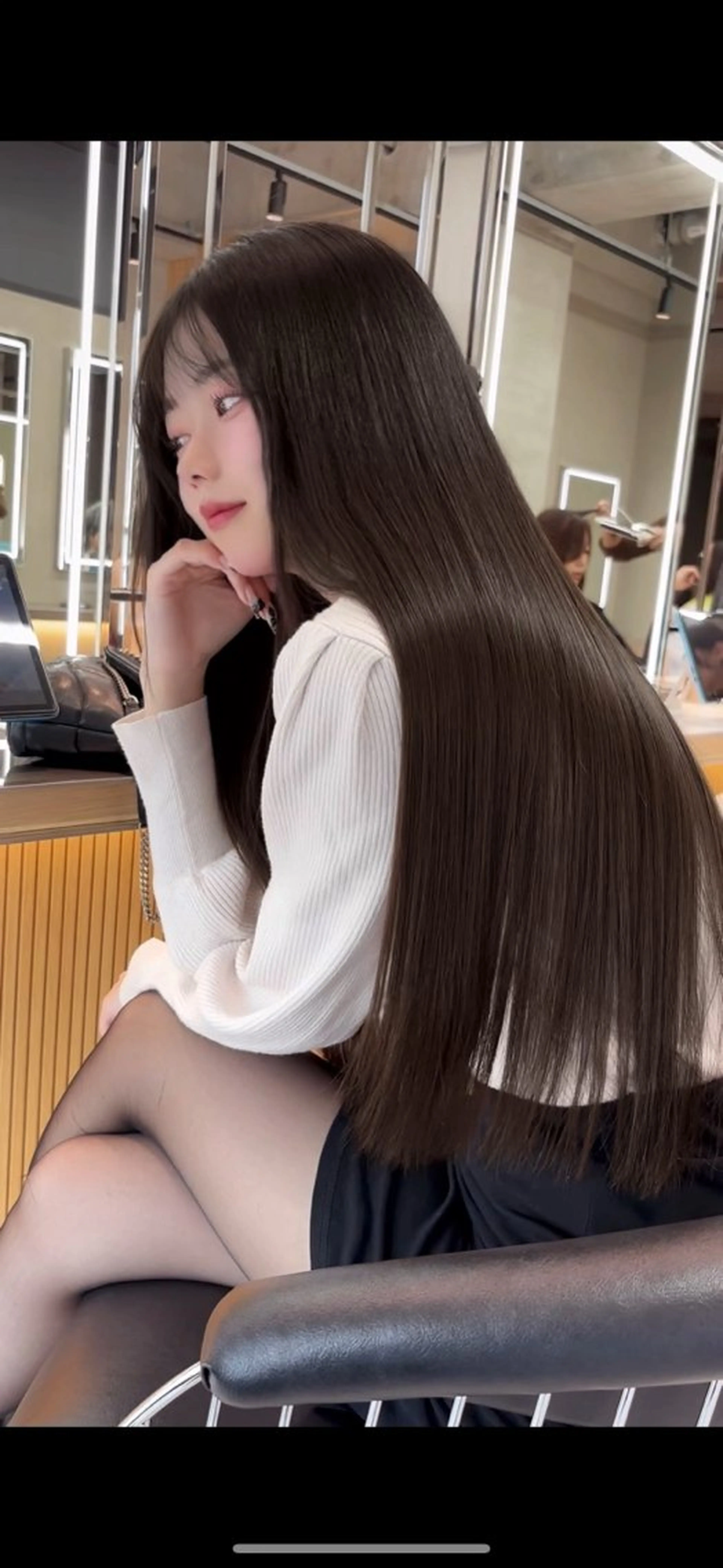 ロング カラー パーマ ベージュカラー レイヤーカット 縮毛矯正 【博多髪質改善】 吉村　清志のヘアスタイル