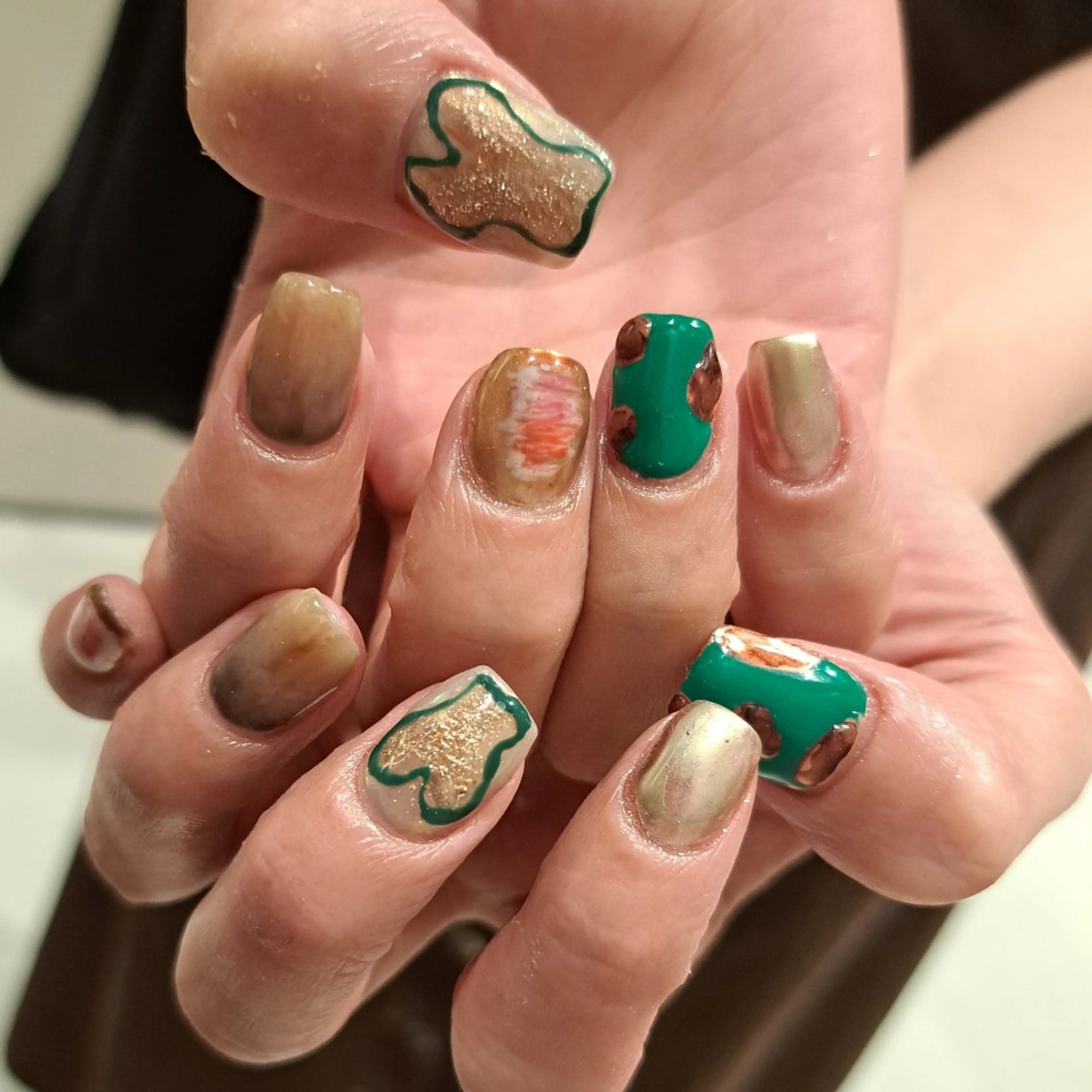 ネイル アートネイル ジェルネイル 持ち込み ニュアンスネイル ハンドネイル Nail mood デザイン持ち込みokのネイルデザイン