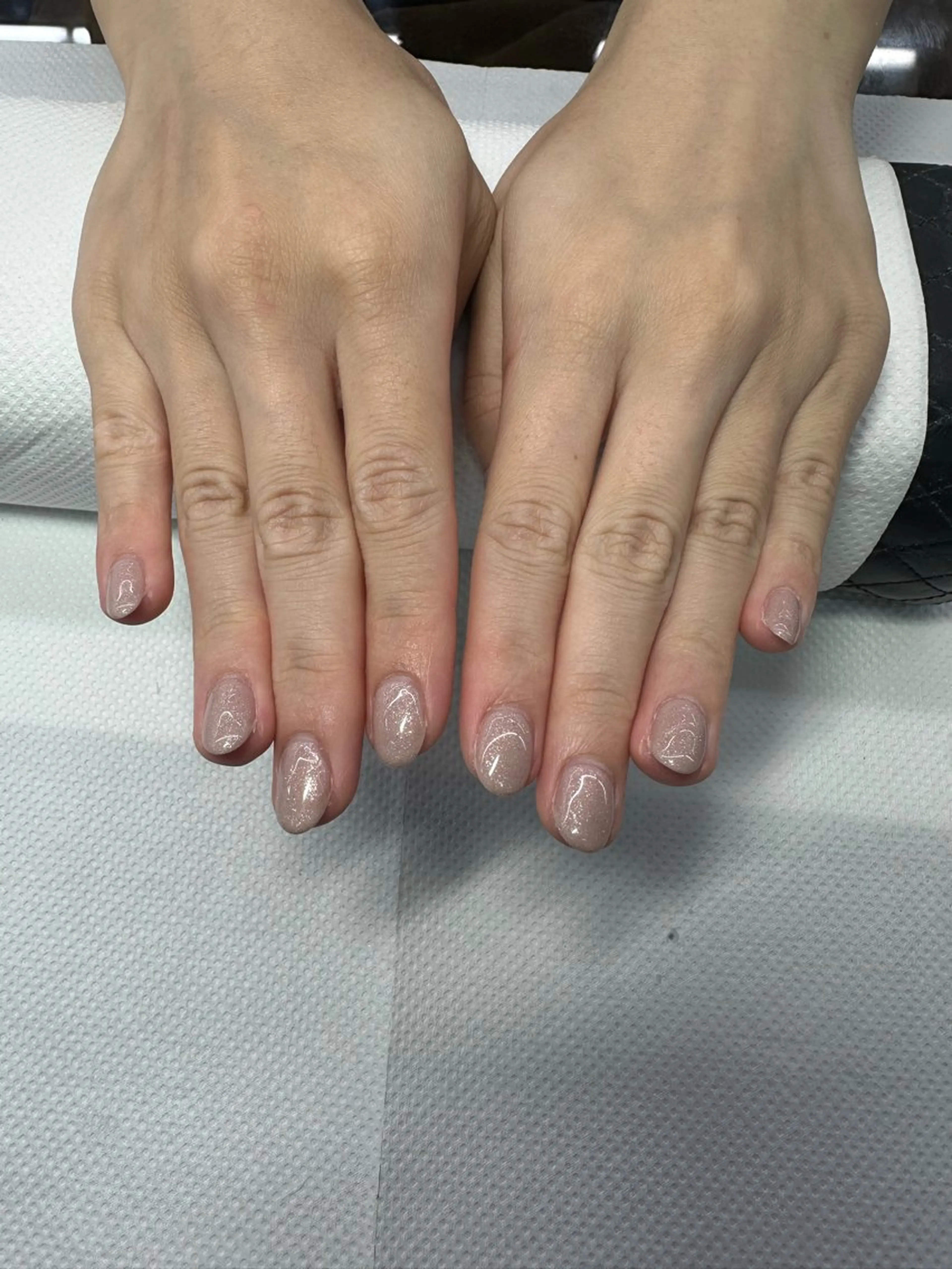 ネイル ワンカラーネイル 坪田 優花のネイルデザイン