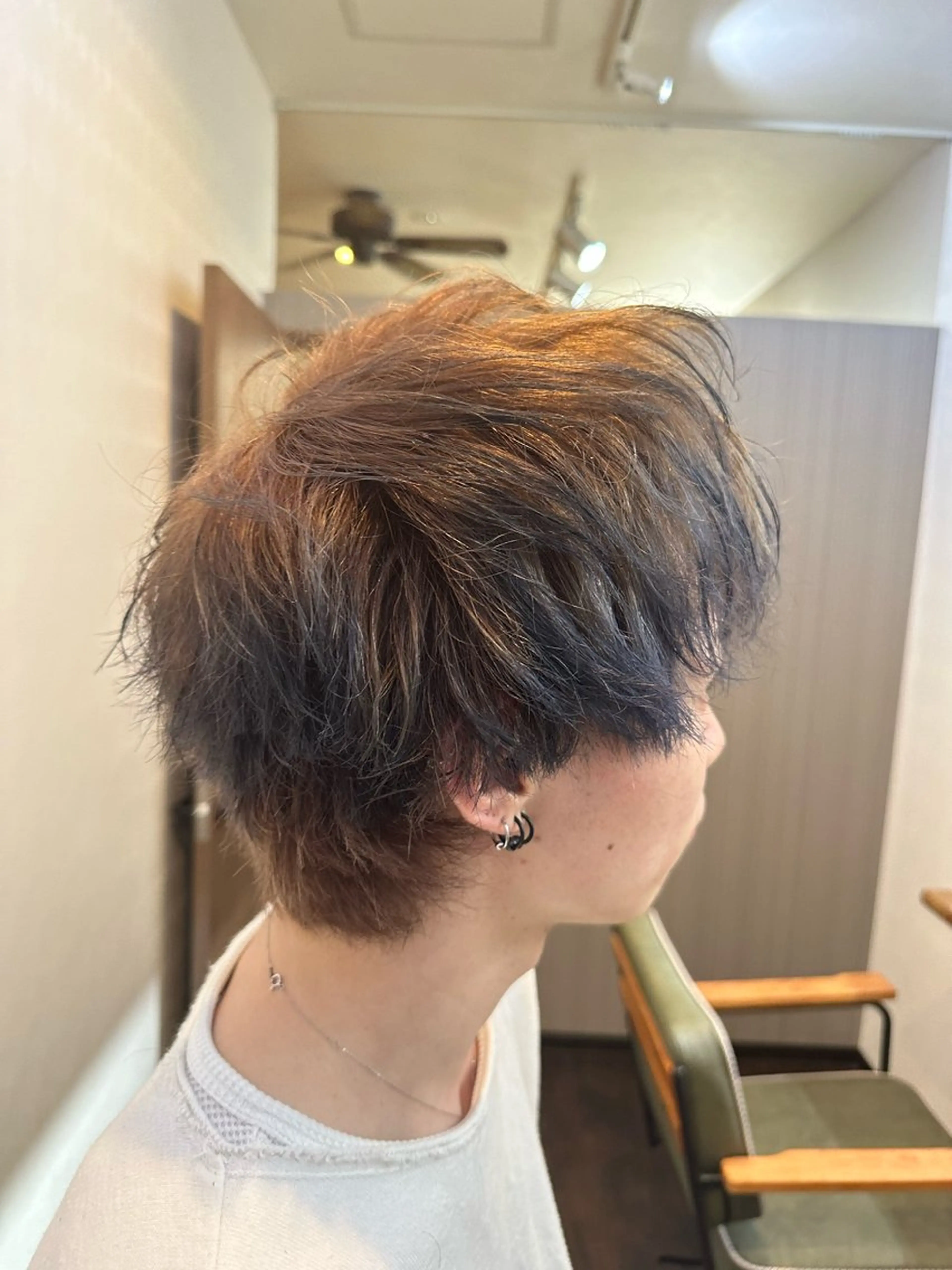 メンズカット➕カラーの写真