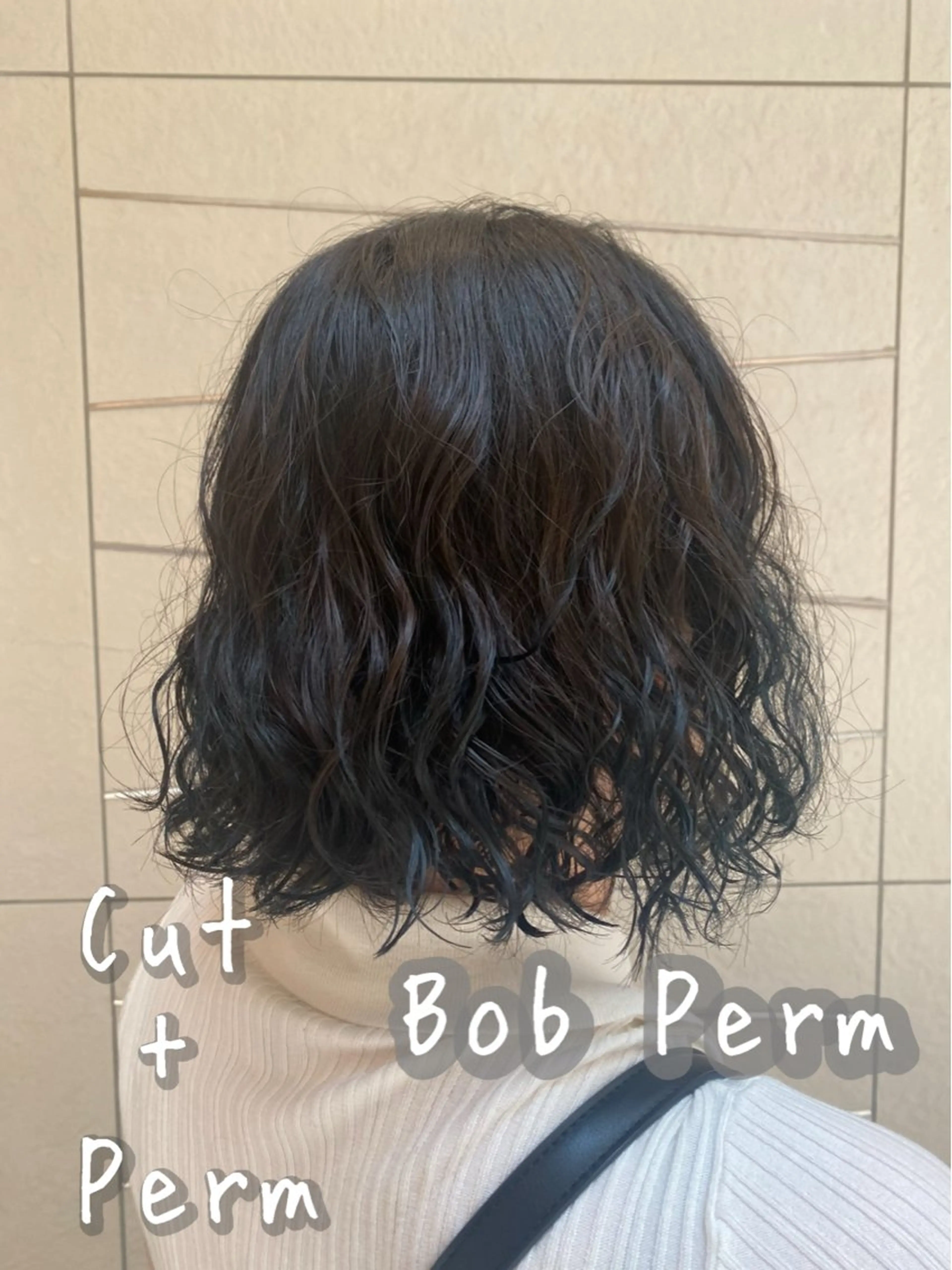 ショート パーマ カット パーマ 髪師kenjiro所属・五十嵐 未悠のヘアスタイル