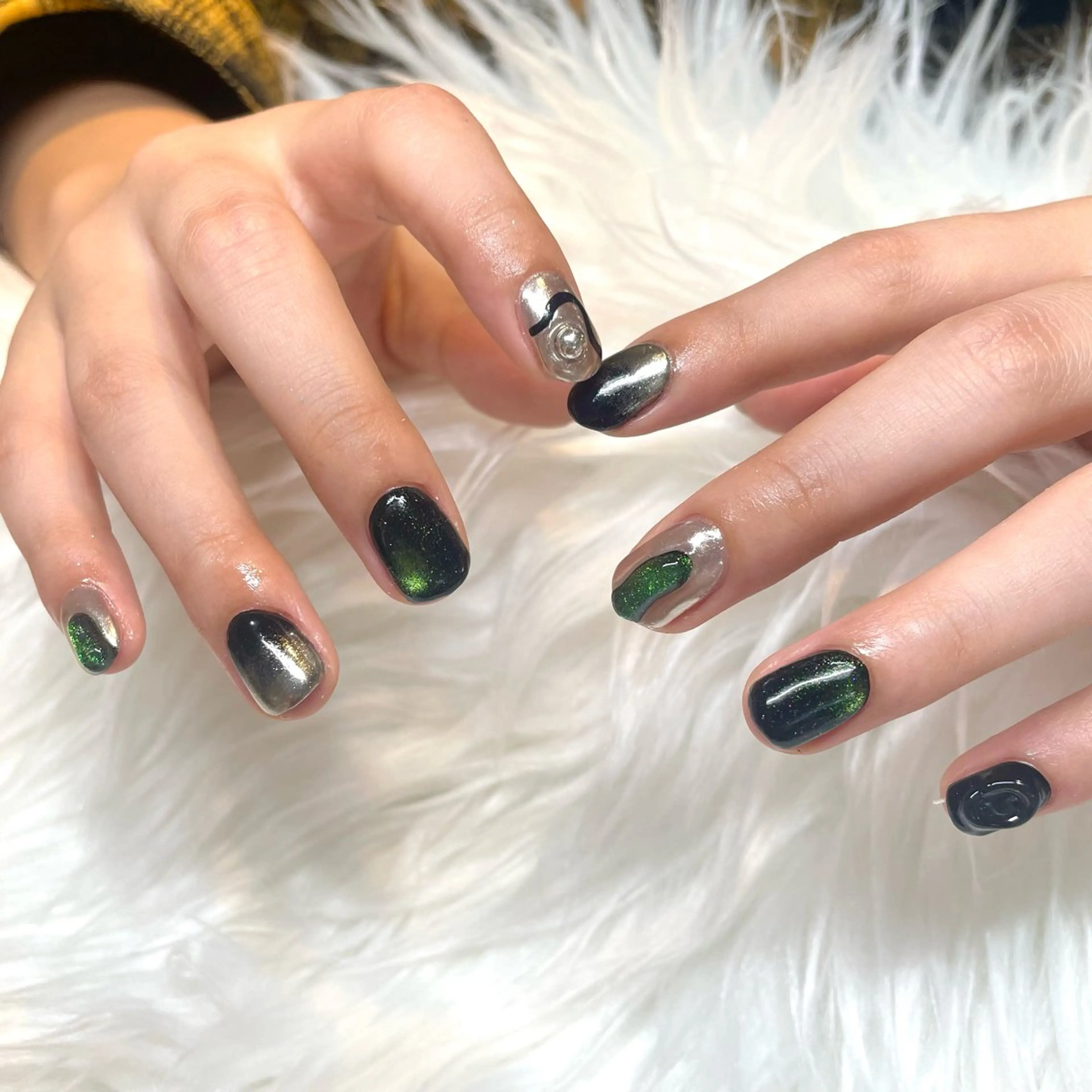 ネイル ハンドネイル 新井 ひなののネイルデザイン