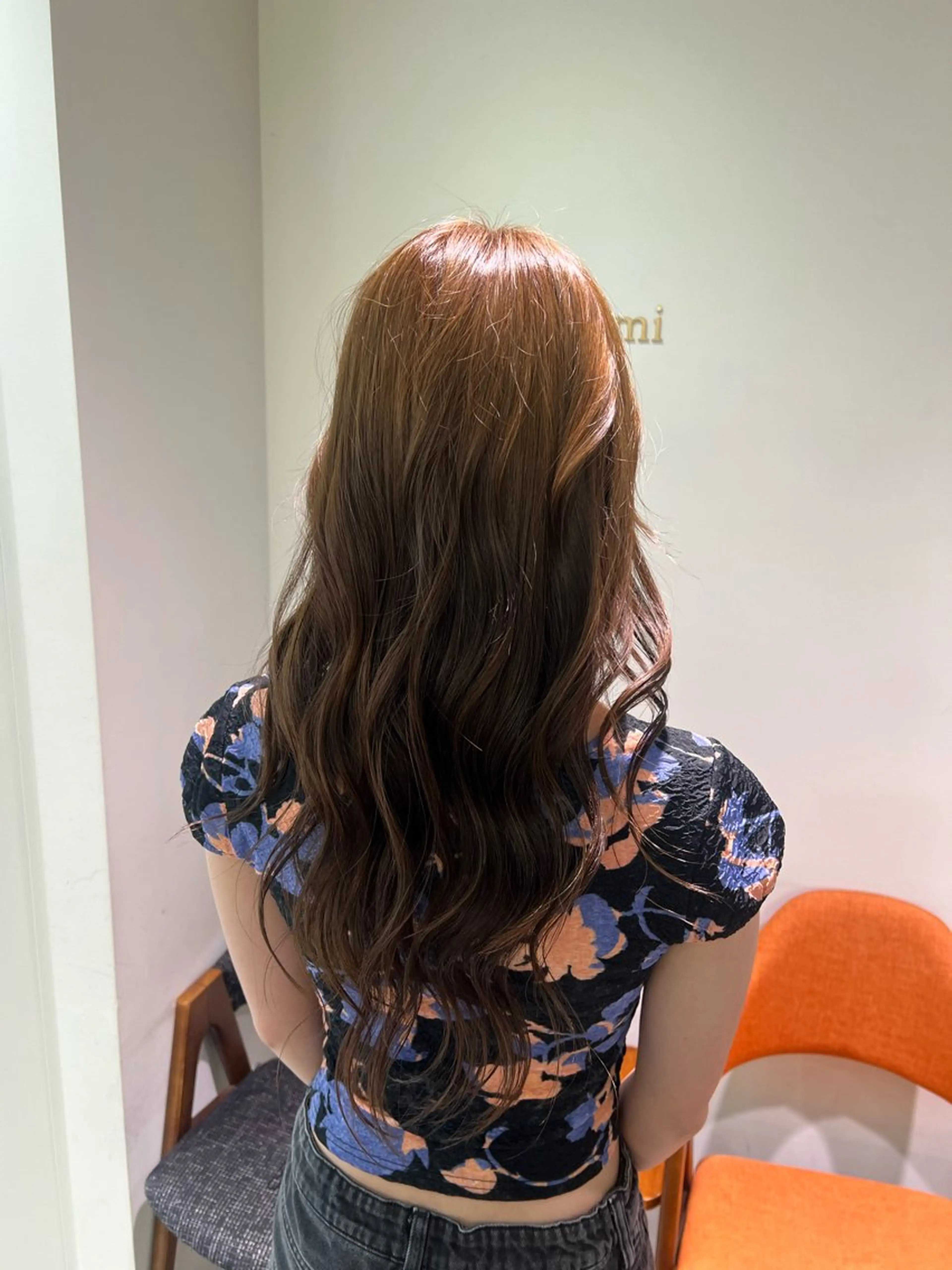 ロング ヘアカラー AI  /暖色カラー /ゆるふわstyleのヘアスタイル