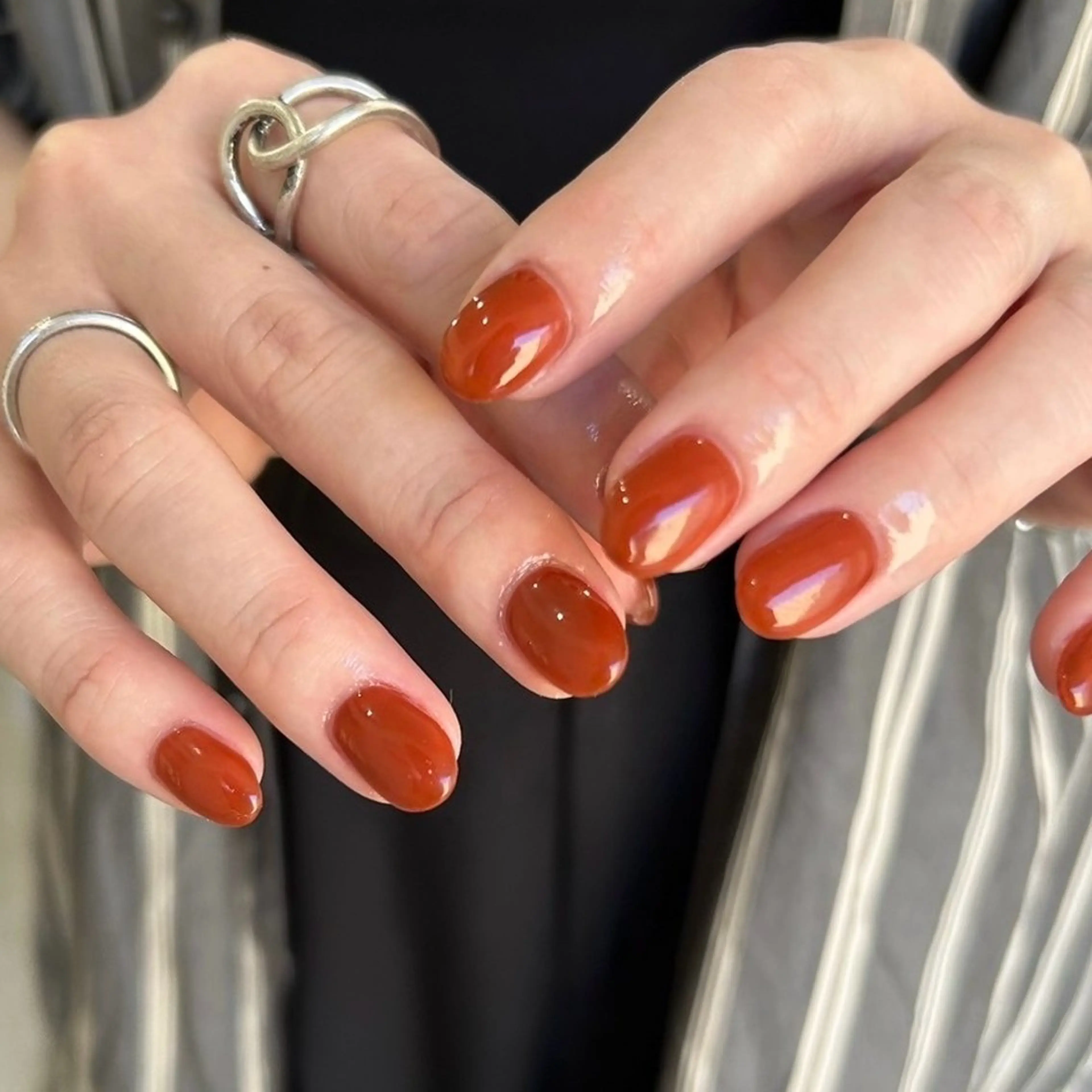 ネイル ワンカラーネイル ハンドネイル nail◯ petitnanoのネイルデザイン
