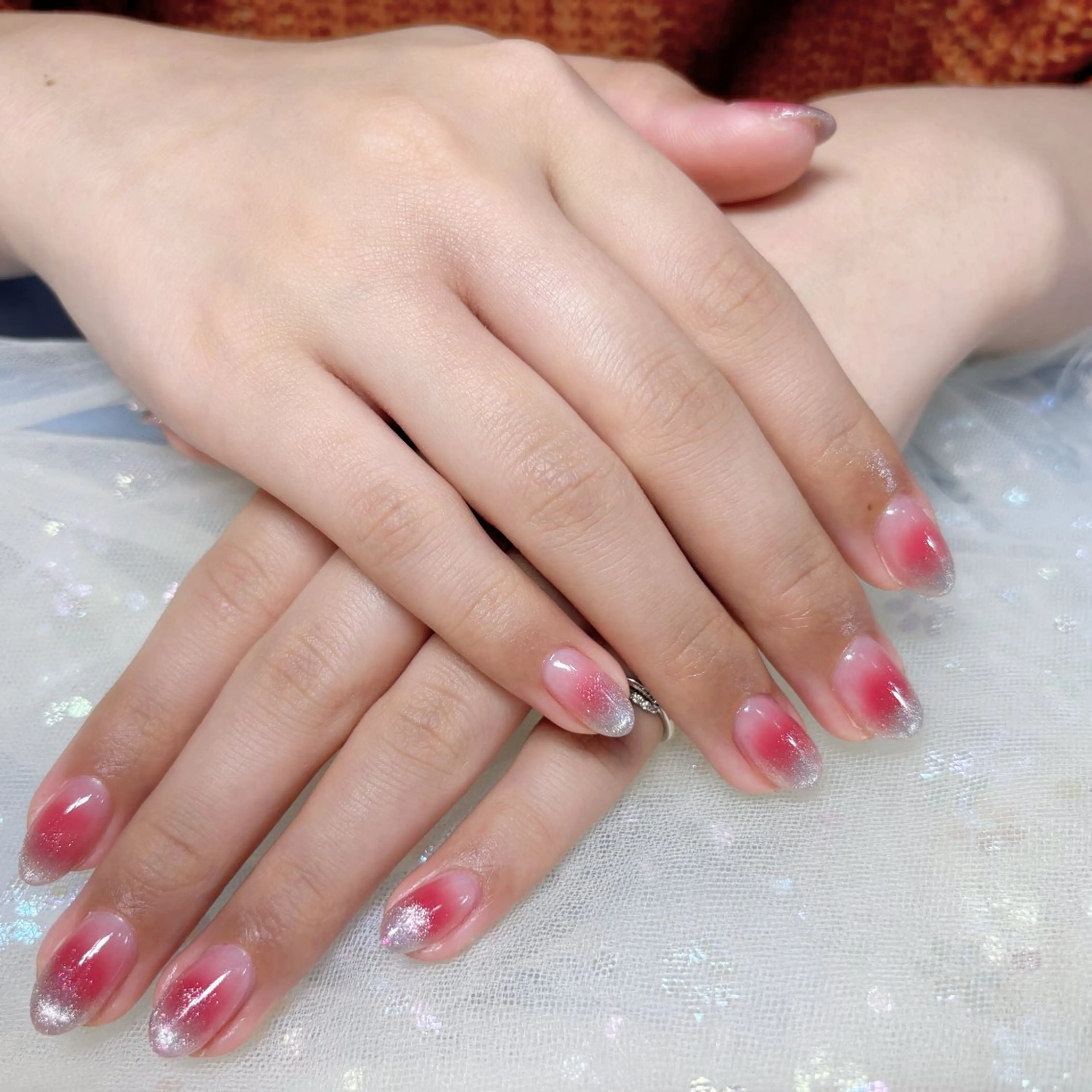 ネイル ハンドネイル H3 Nail Tsuki🦋💙のネイルデザイン