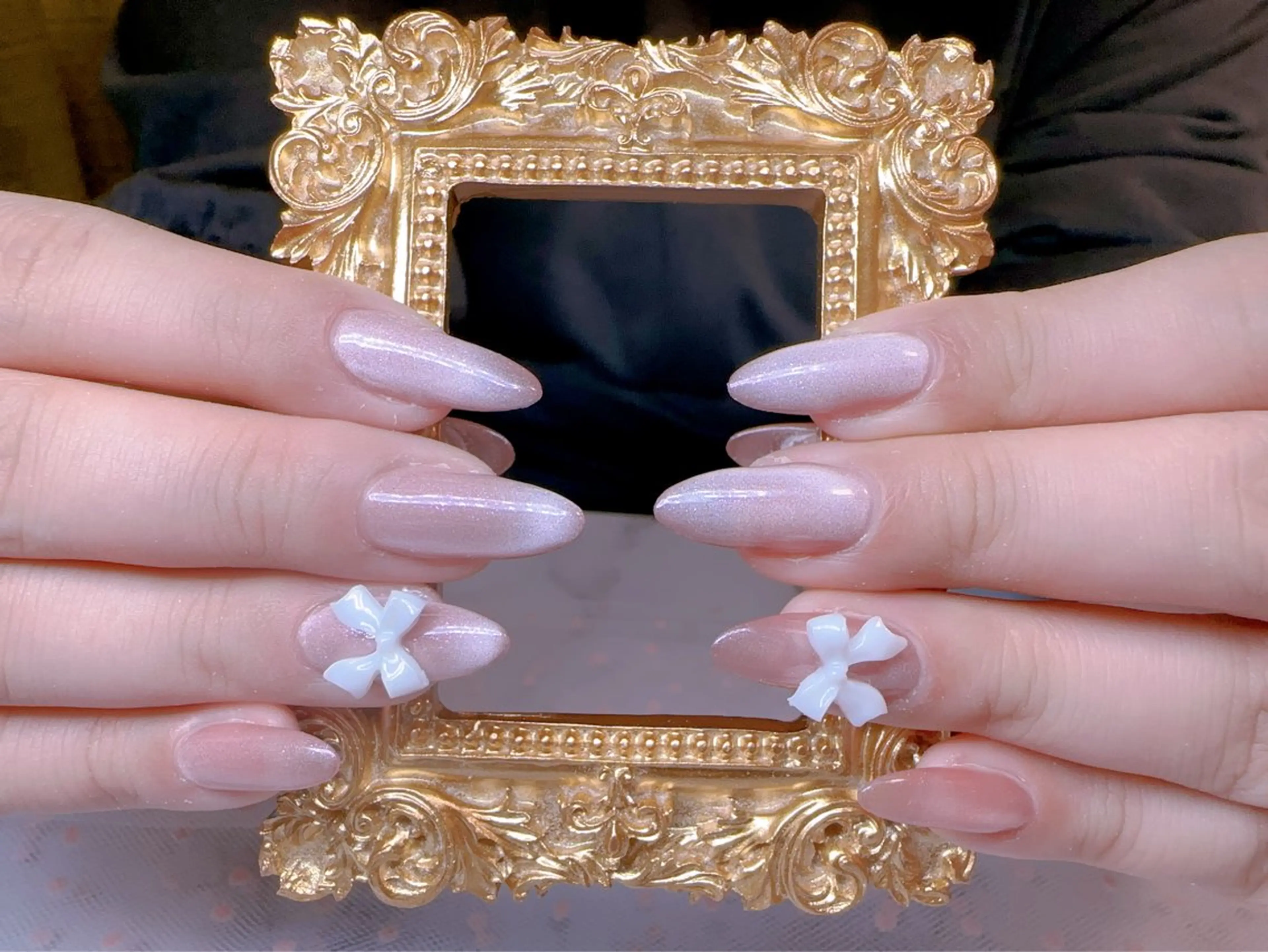 ネイル オーロラネイル フットネイル 韓国ネイル ラメ(グリッター) ラメグラデーション ハンドネイル Belle nail salon 新小岩のネイルデザイン