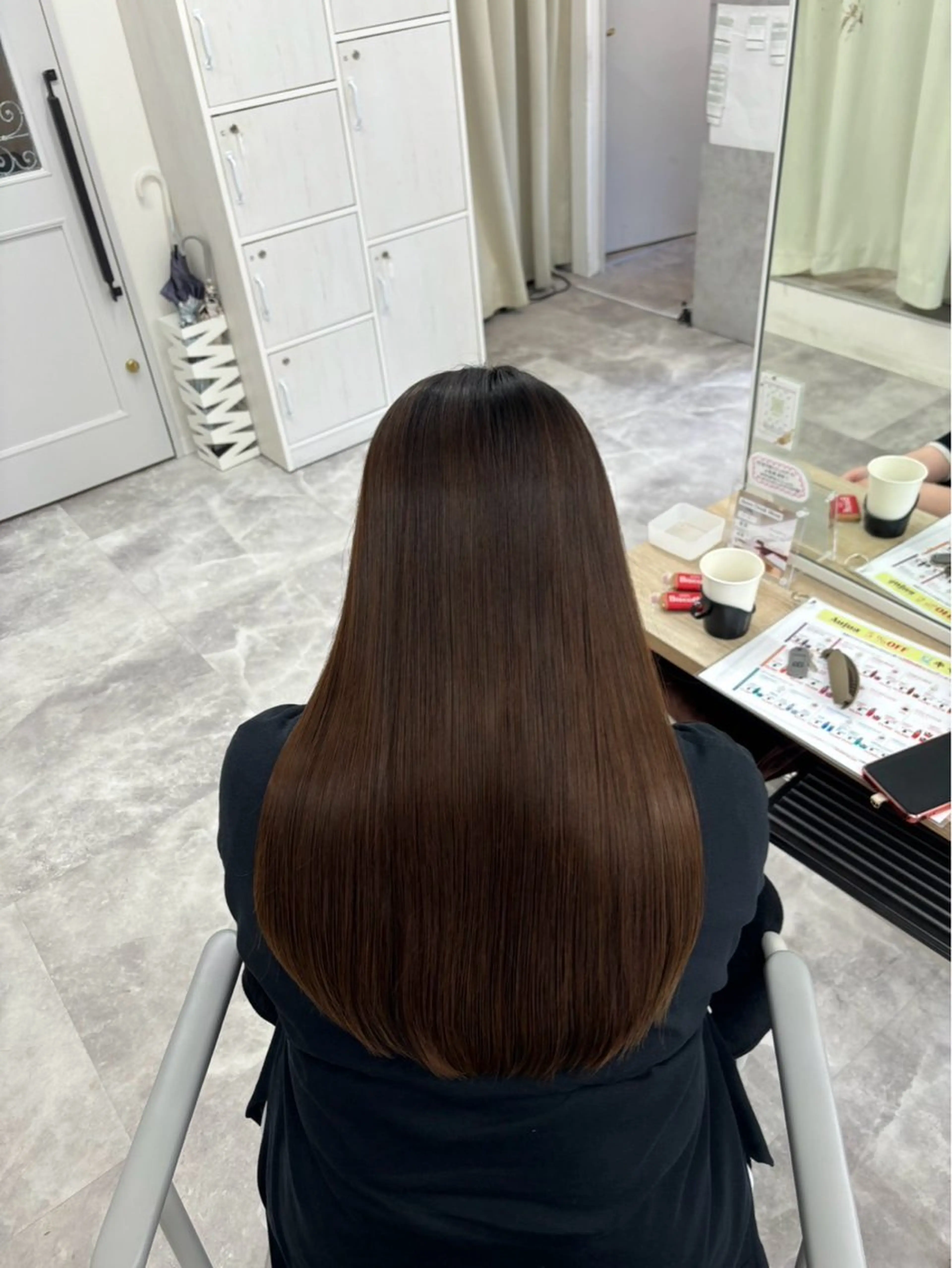 ロング カラー ブラウンカラー ナチュラルブラウン 髪質改善 トリートメント ヘアカラー トリートメント 髪質改善Acero. shoyaのヘアスタイル