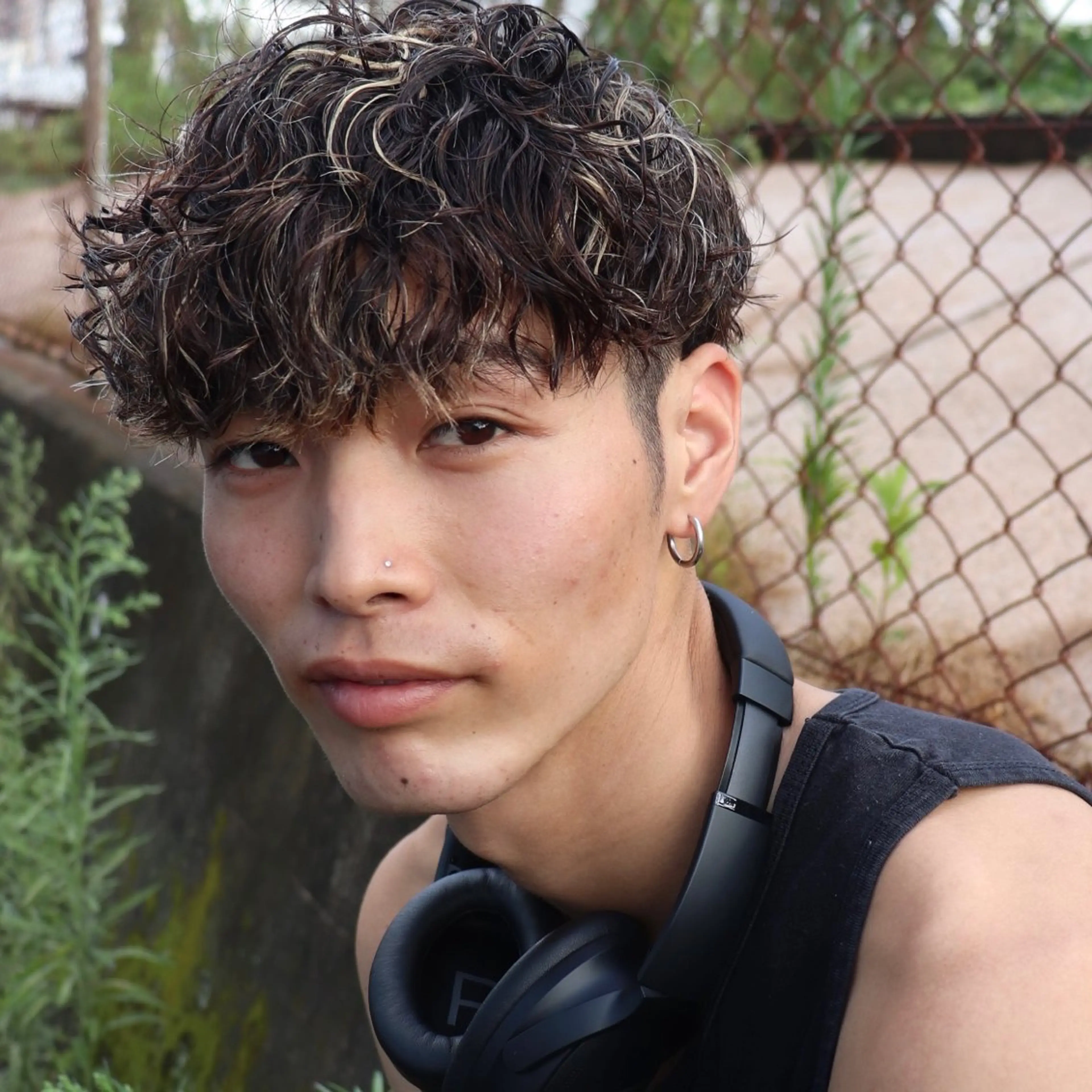 ショート パーマ メンズ カット ヘアカラー パーマ ツイスパ/ TAKUMIの眉毛・アイブロウイメージ