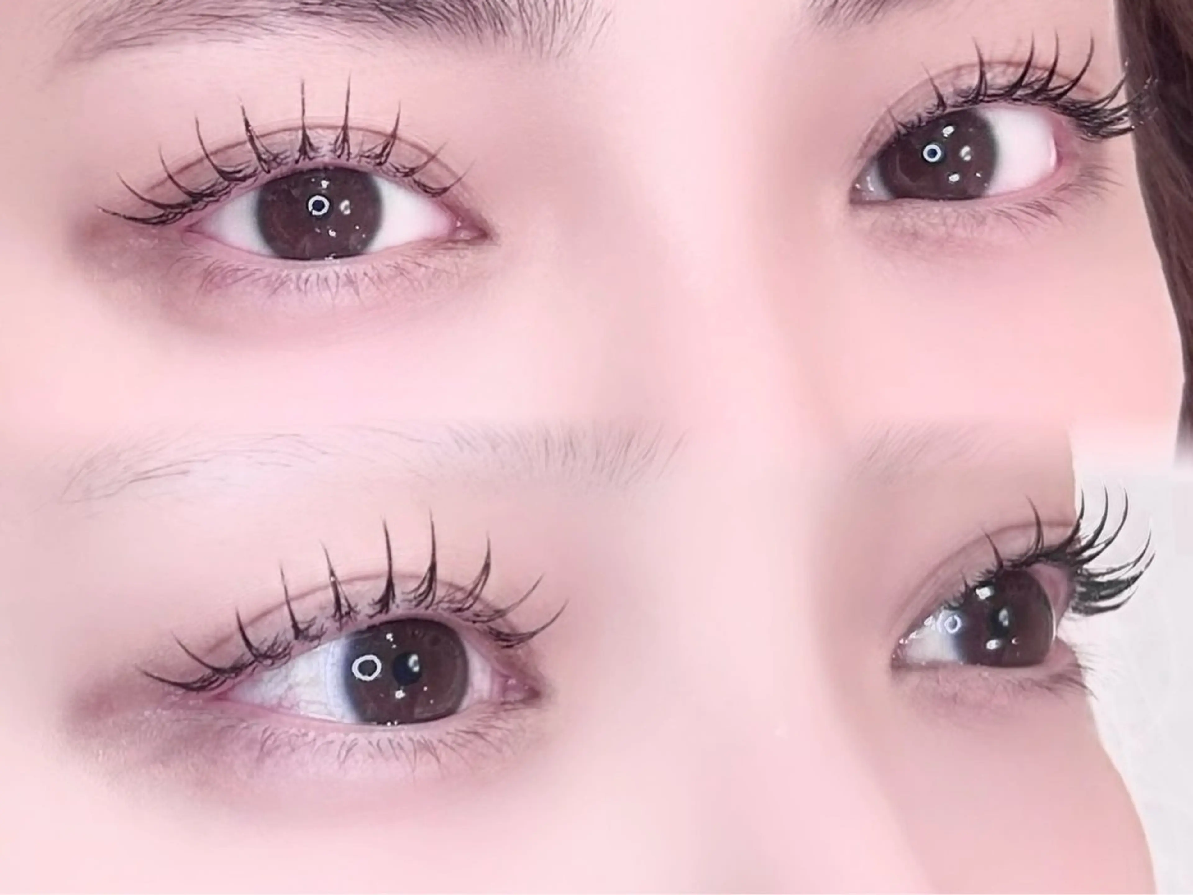 マツエク・マツパ 束感まつパ/ワンホン 𝐑𝐈𝐊𝐎🎀のマツエク・マツパデザイン