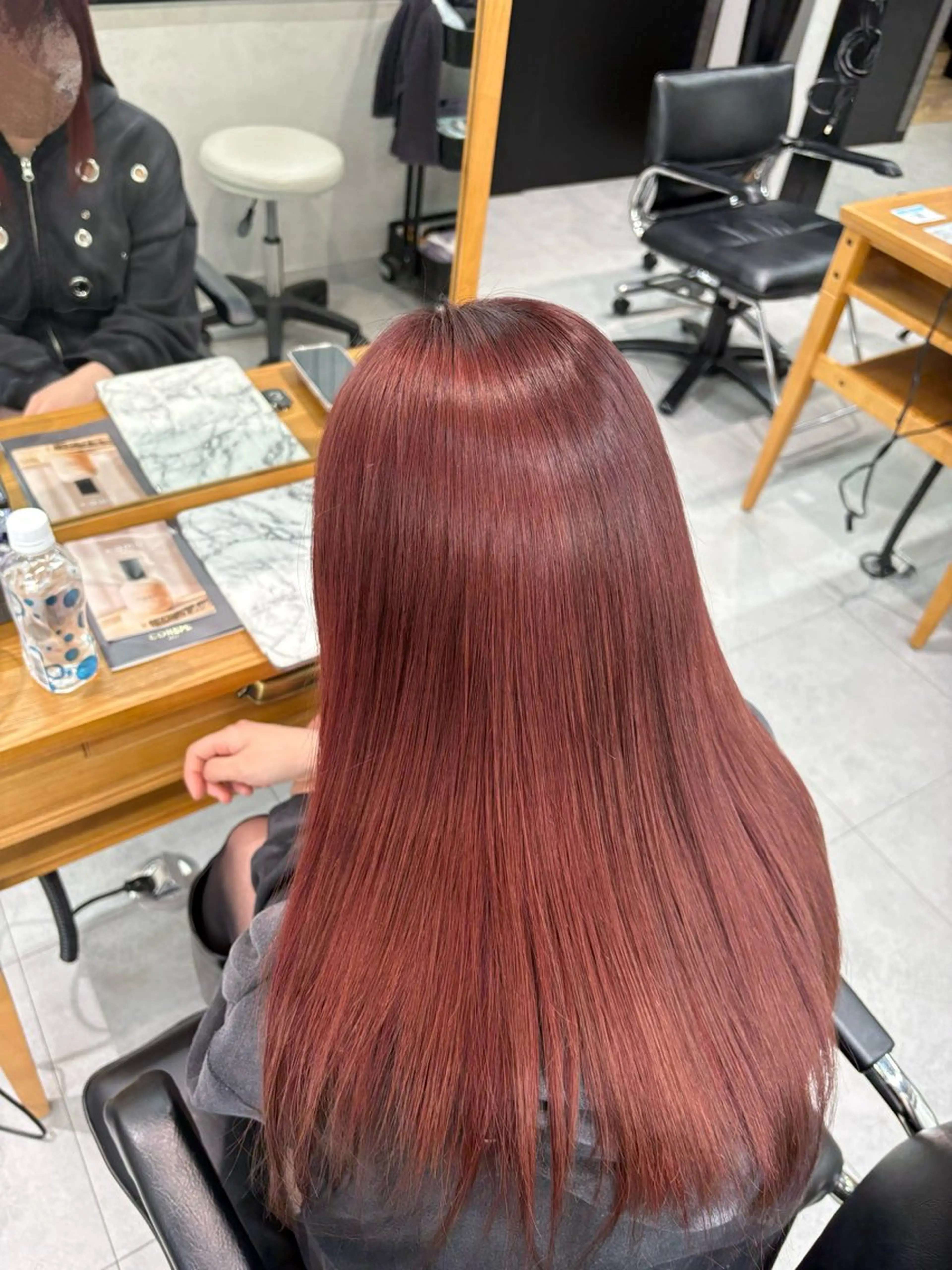 ロング 髪質改善 縮毛矯正 トリートメント 酸熱トリートメント ヘアカラー カラーモデル募集 ✨🤍モモハ🤍✨のヘアスタイル