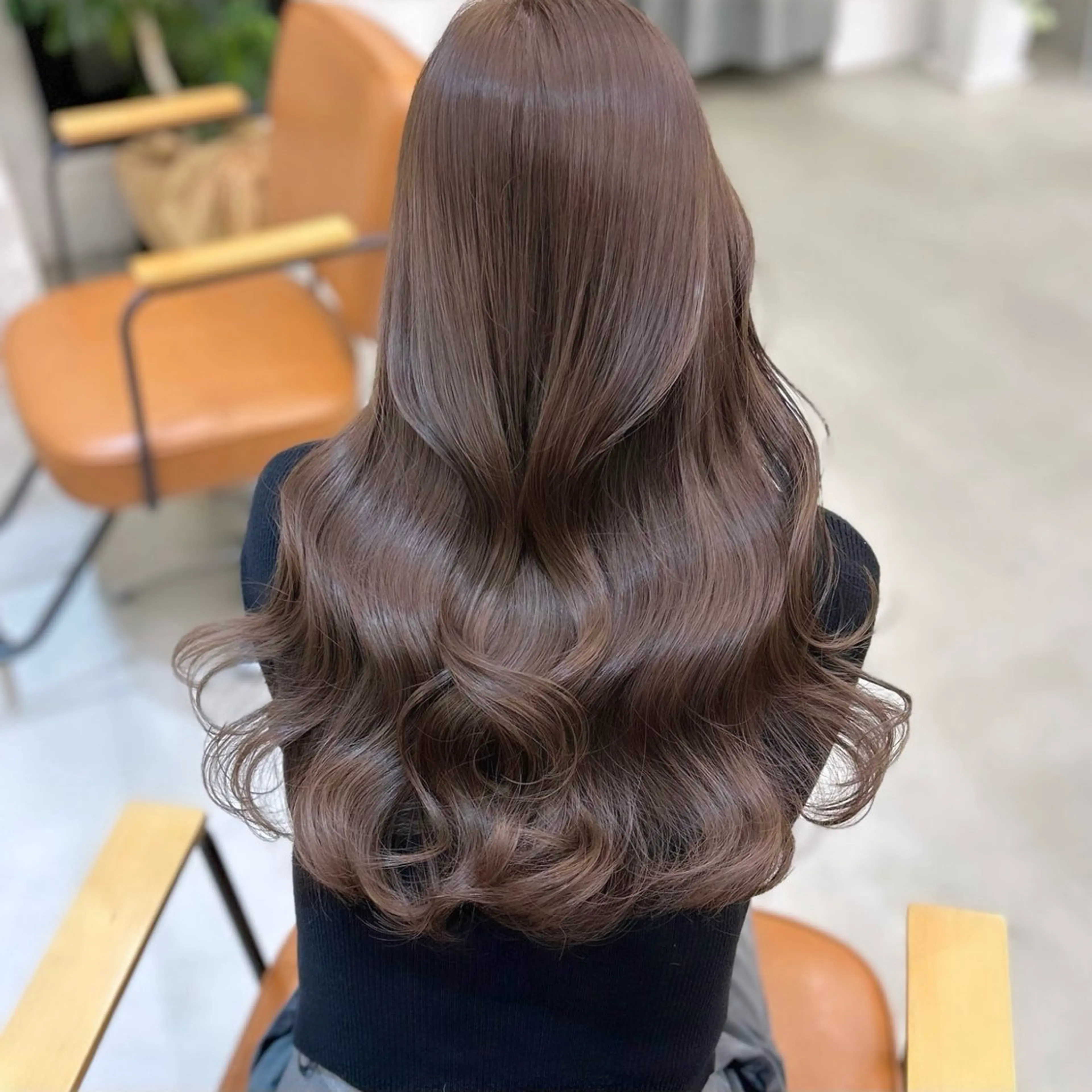 ロング カラー ベージュカラー ヘアカラー 大阪梅田/縮毛矯正/ 楽人(らくと)のヘアスタイル