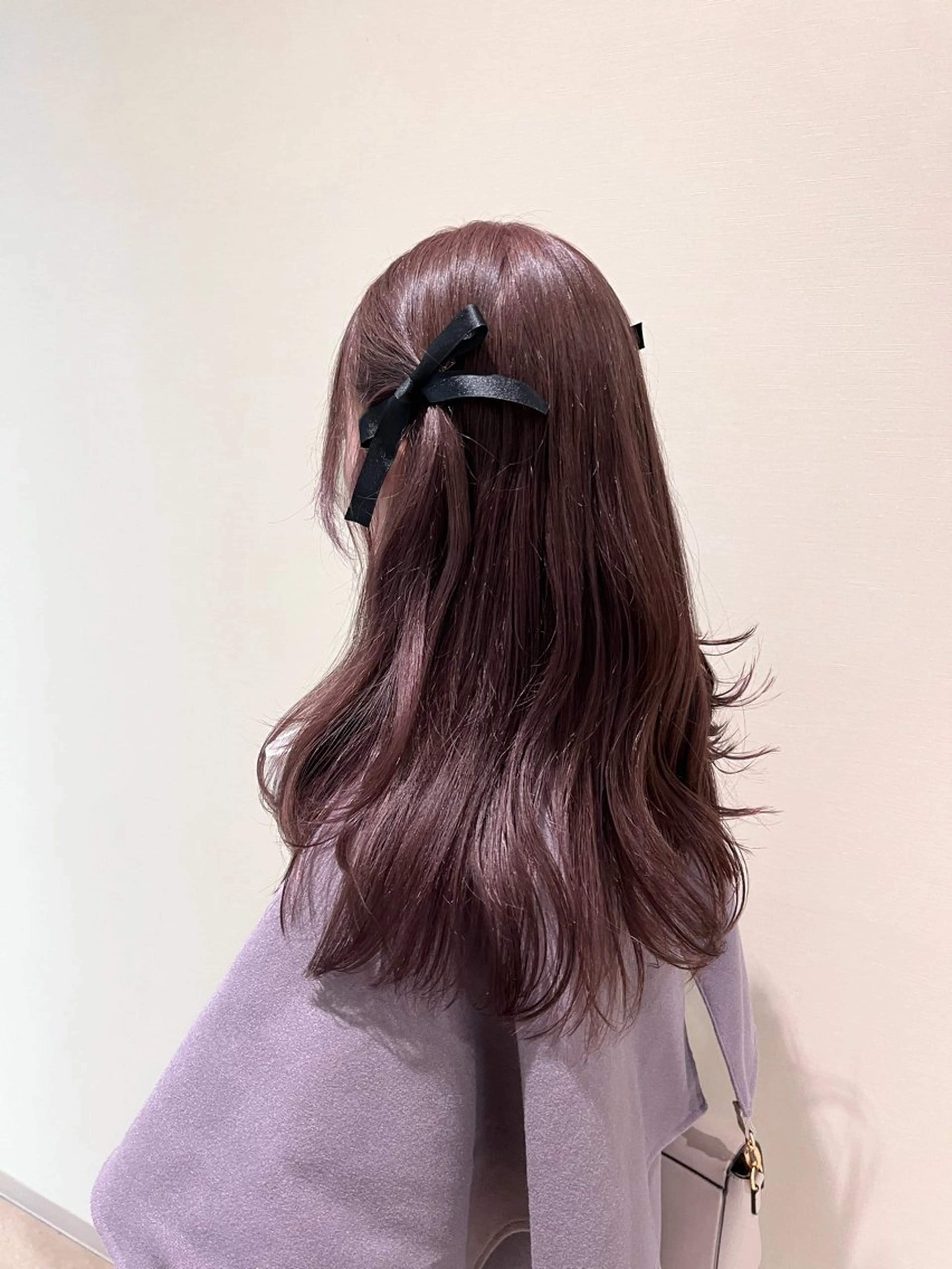 ロング ヘアカラー トリートメント ヘアセット RIKO👼🏻💓 韓国ガーリーのヘアスタイル
