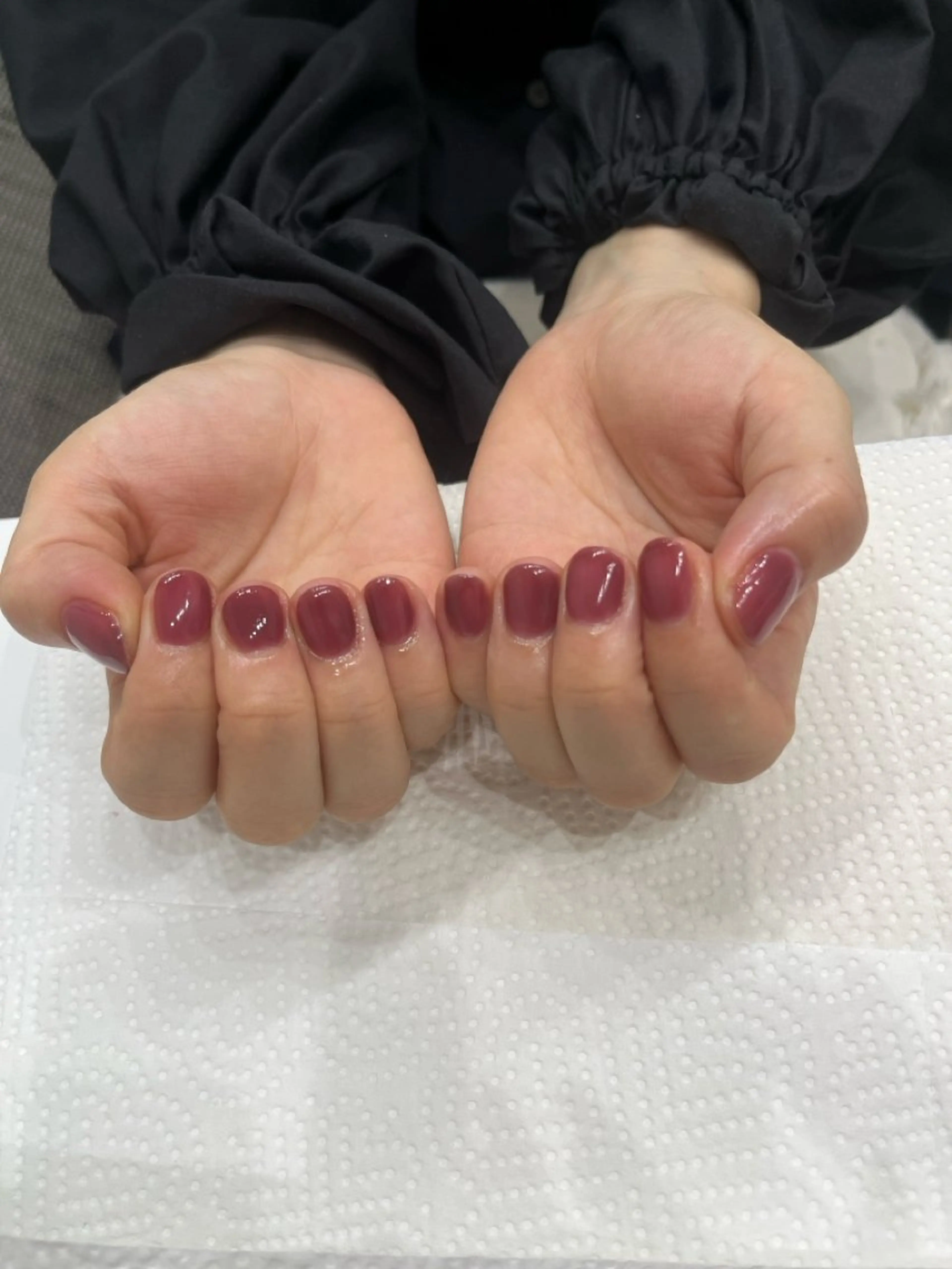 ネイル ワンカラーネイル C. Hinaのネイルデザイン