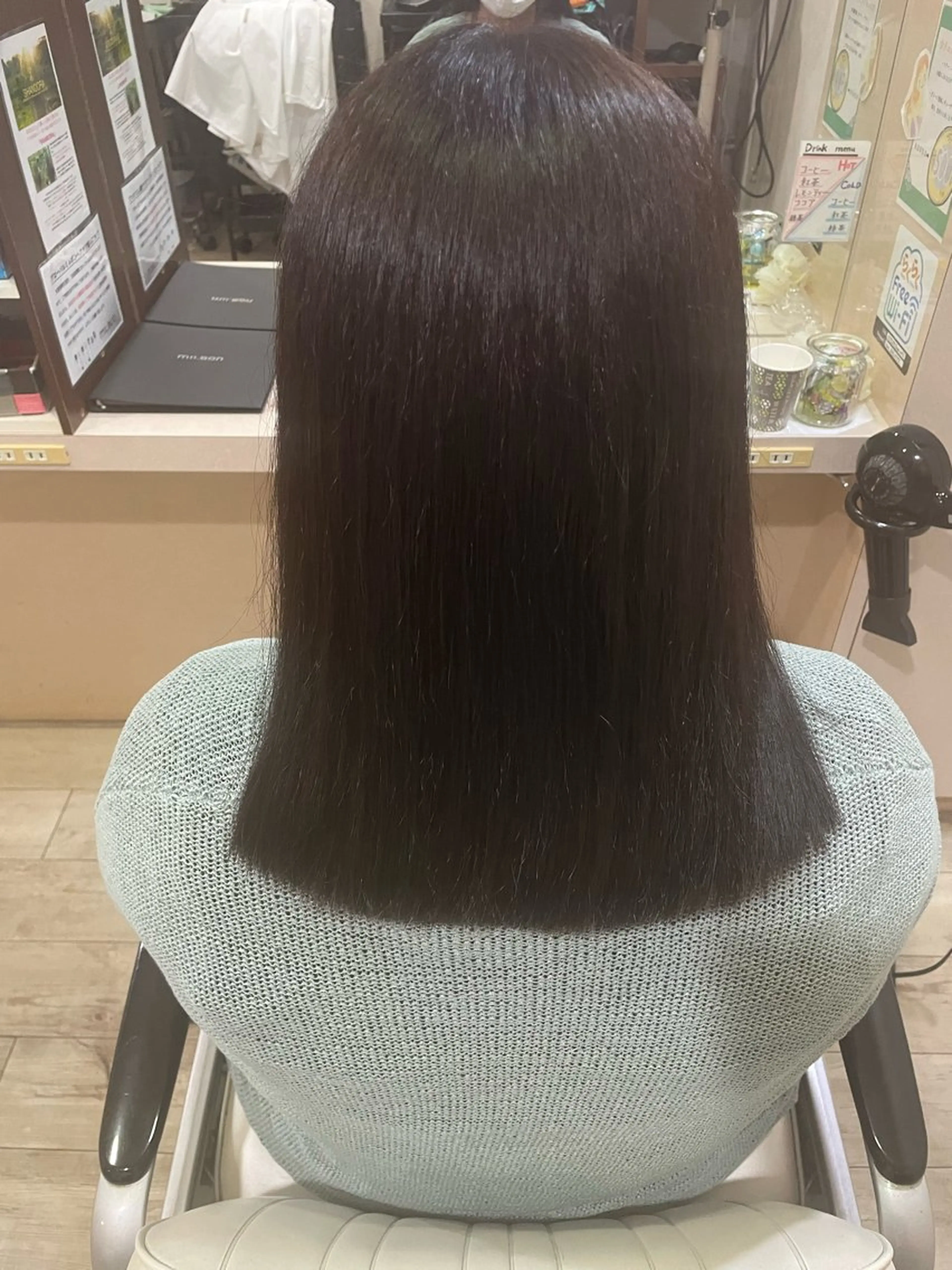 セミロング 星野 里奈のヘアスタイル