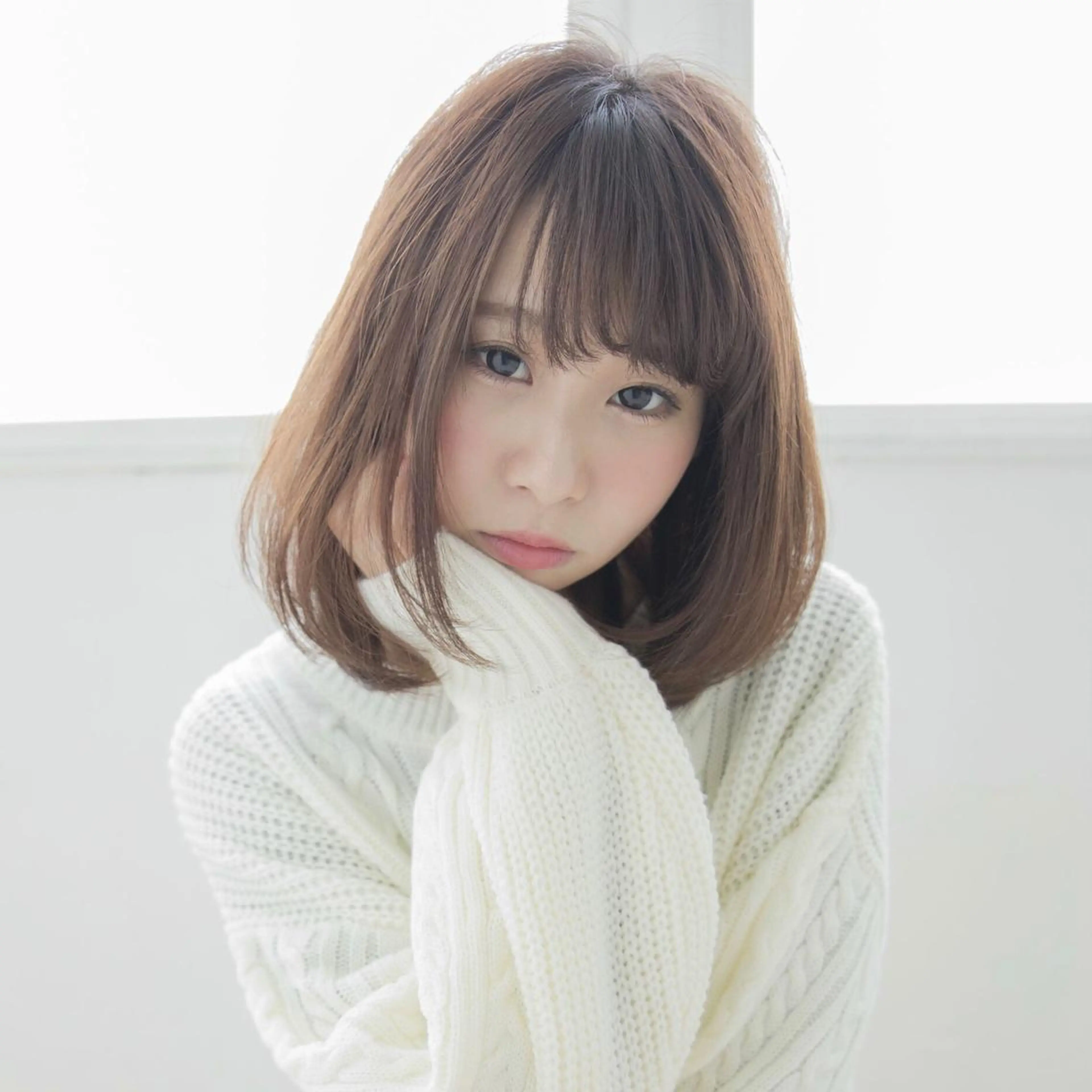 ミディアム カラー 【全席個室サロン】 NUMBER 天王寺のヘアスタイル