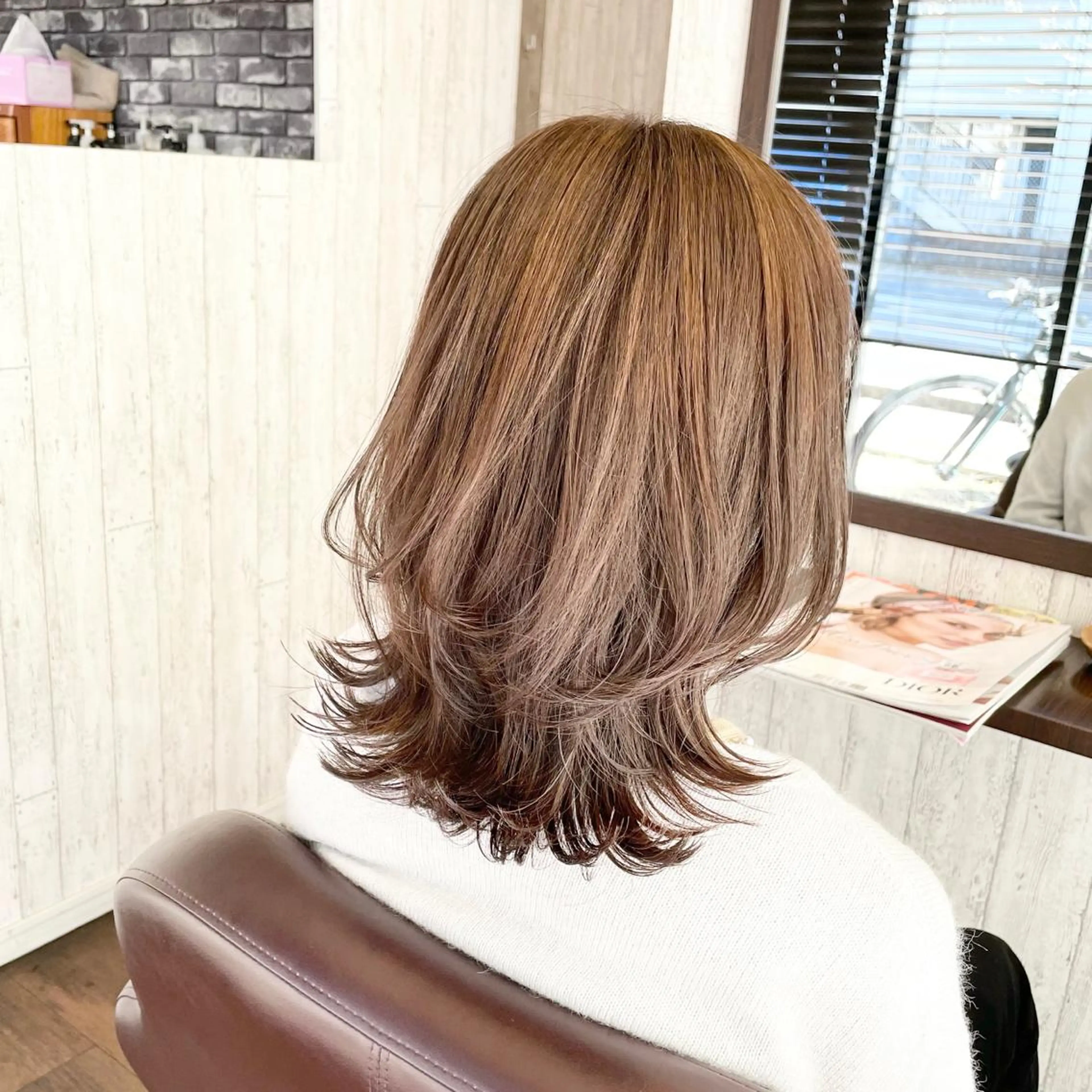 ミディアム カラー 髪質改善💍 natsukiのヘアスタイル