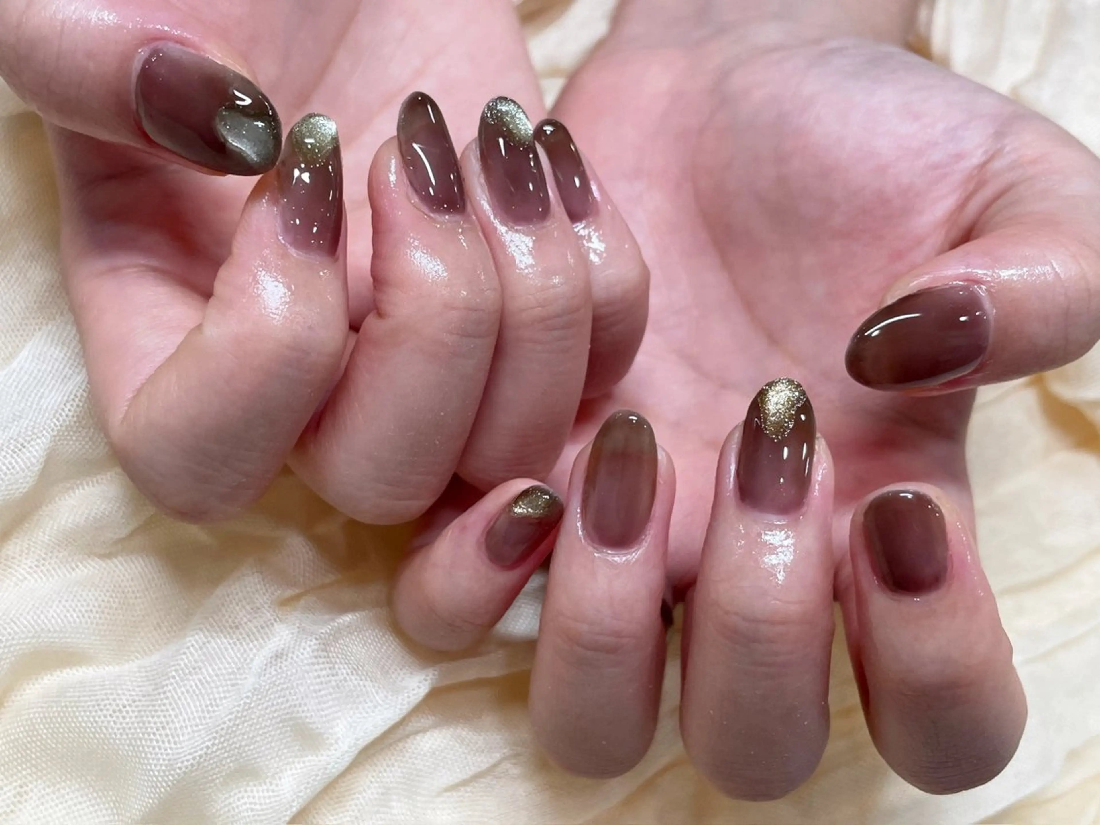 ネイル アートネイル ワンカラーネイル ハンドネイル Lino 中目黒🌙 sakiのネイルデザイン