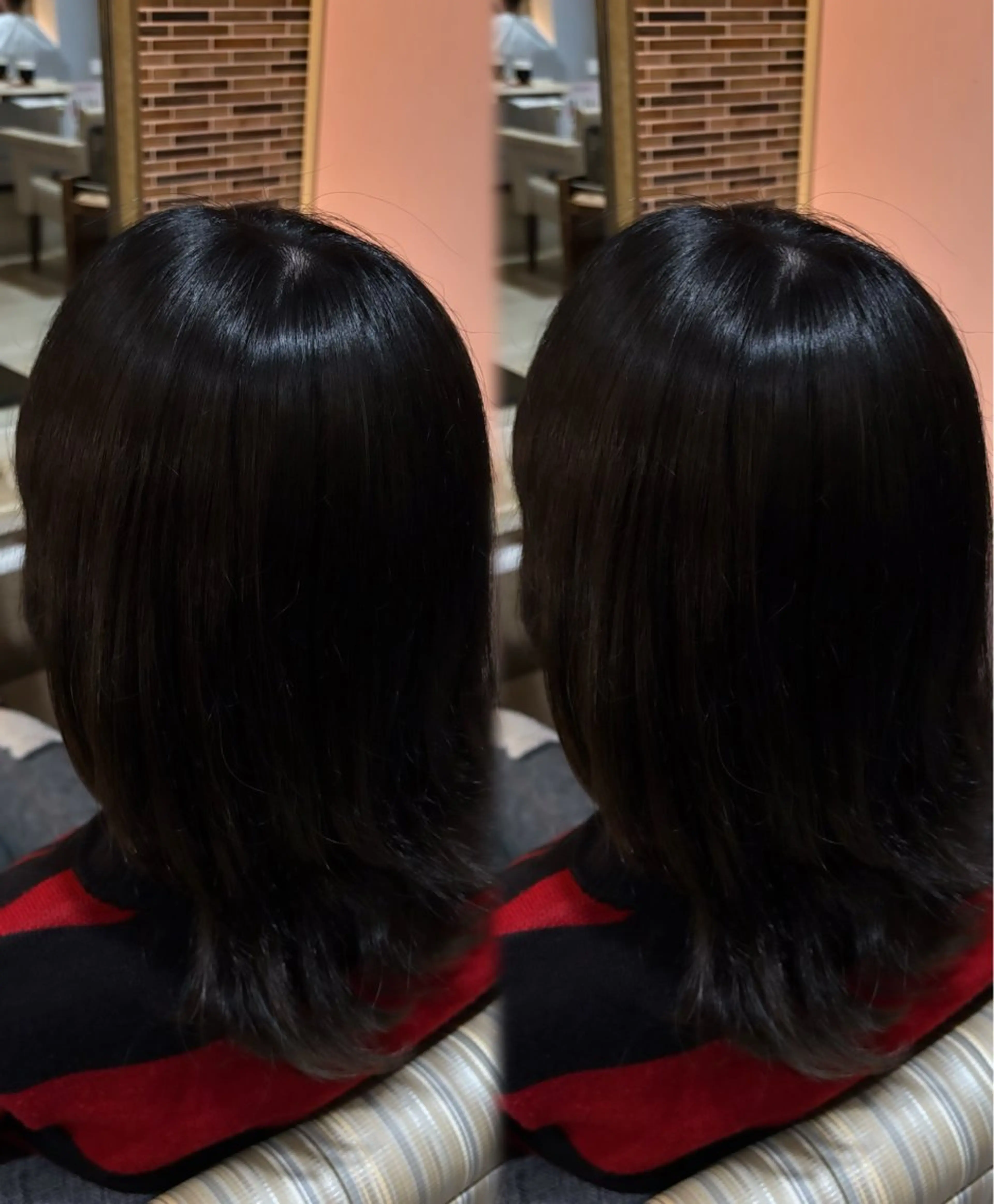 ミディアム ヘアカラー 杉本 奈々美のヘアスタイル