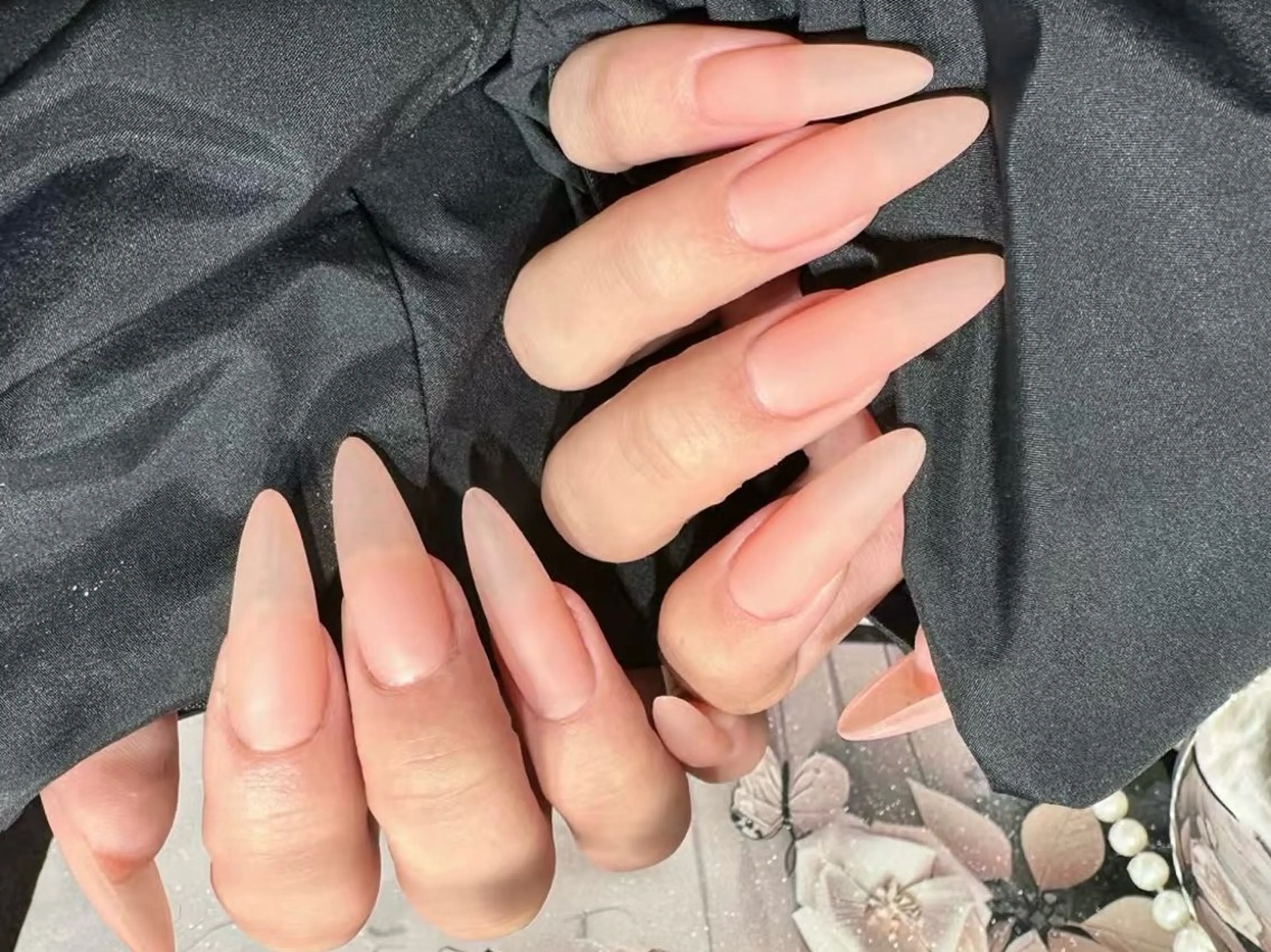 ネイル アートネイル フットネイル ジェルネイル ハート マグネットネイル Babarla Nailのネイルデザイン