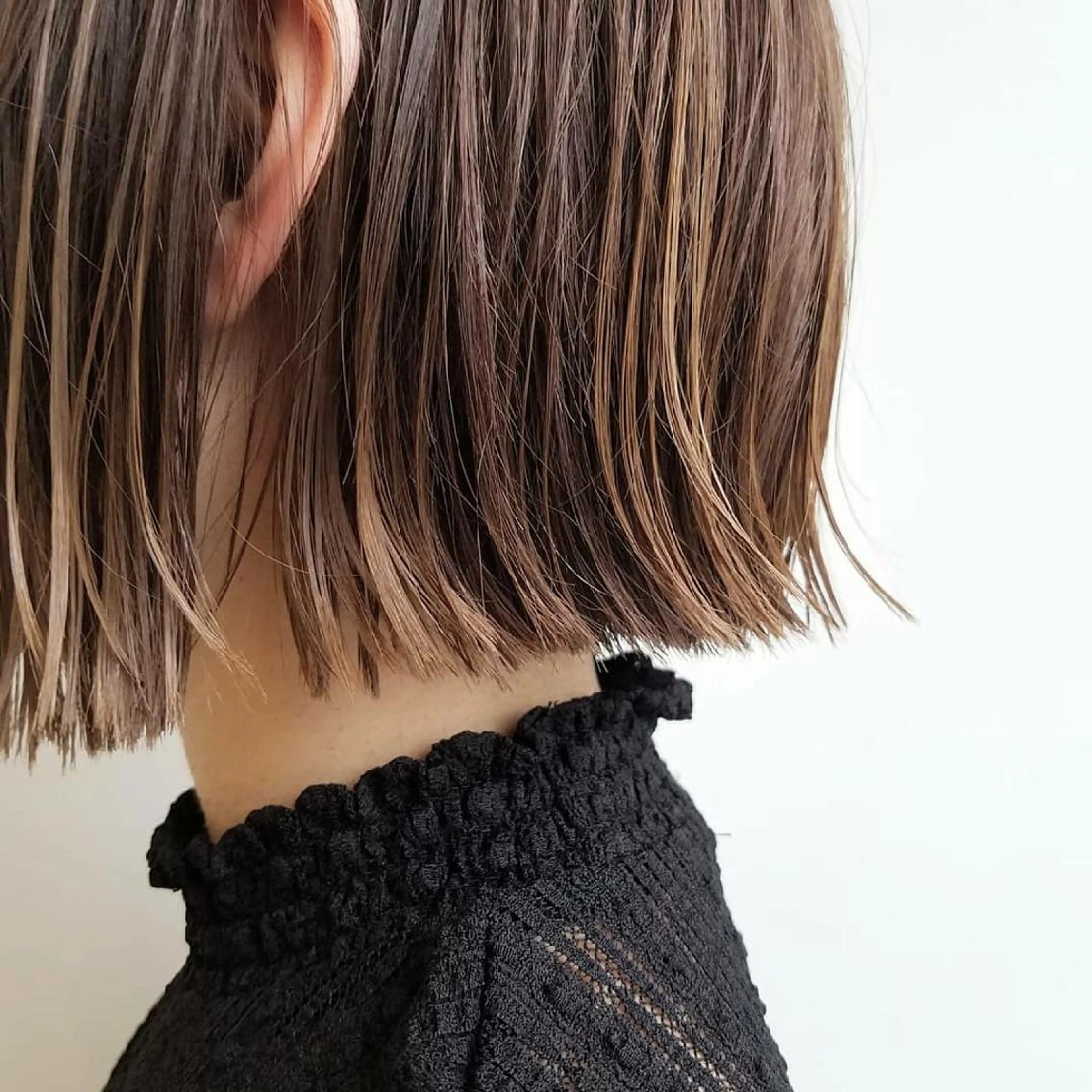 ショート カラー ヘアアレンジ パーマ ボブ iplus まつげ、眉毛、耳つぼのマツエク・マツパデザイン