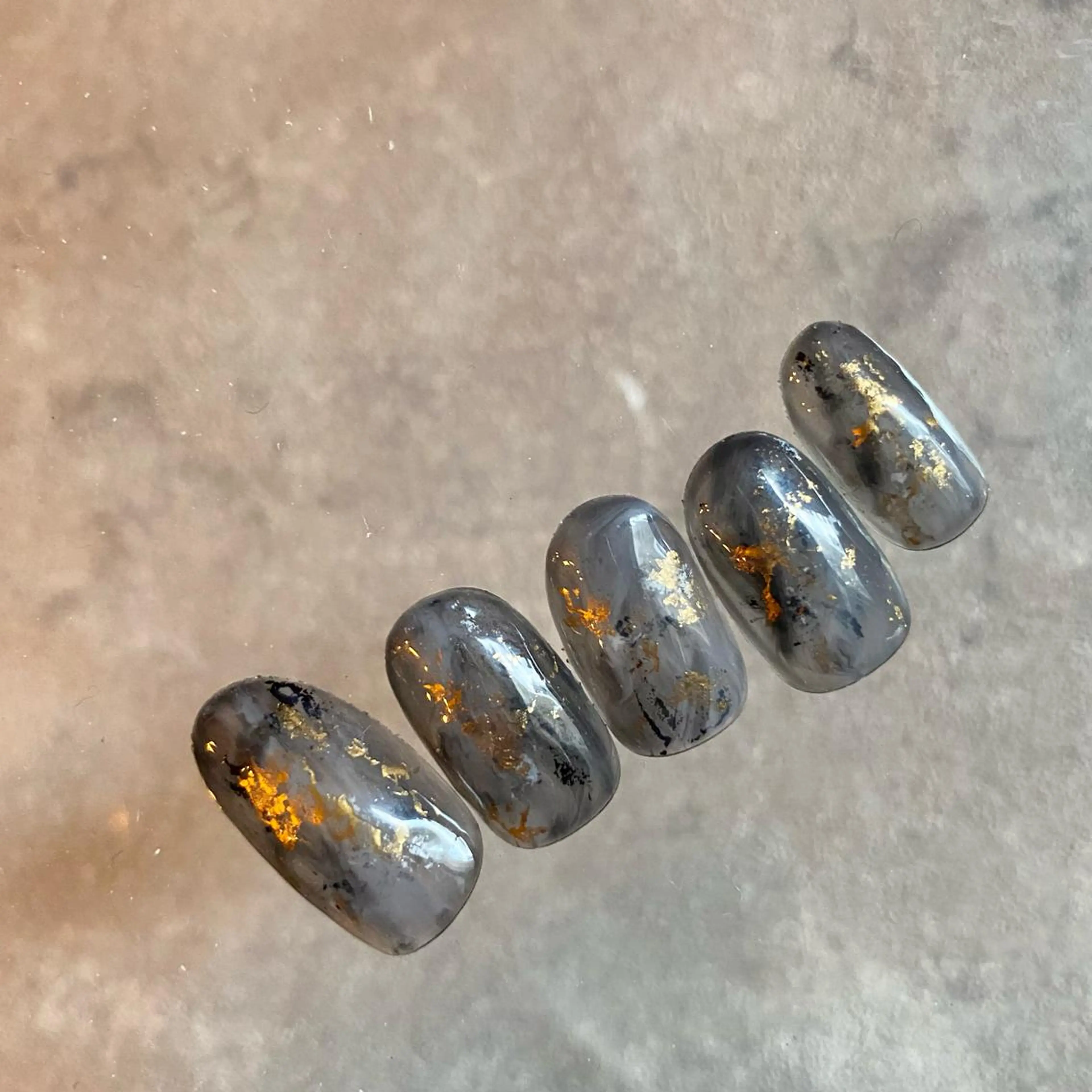 ネイル アートネイル フットネイル ニュアンスネイル 山田 貴子のネイルデザイン