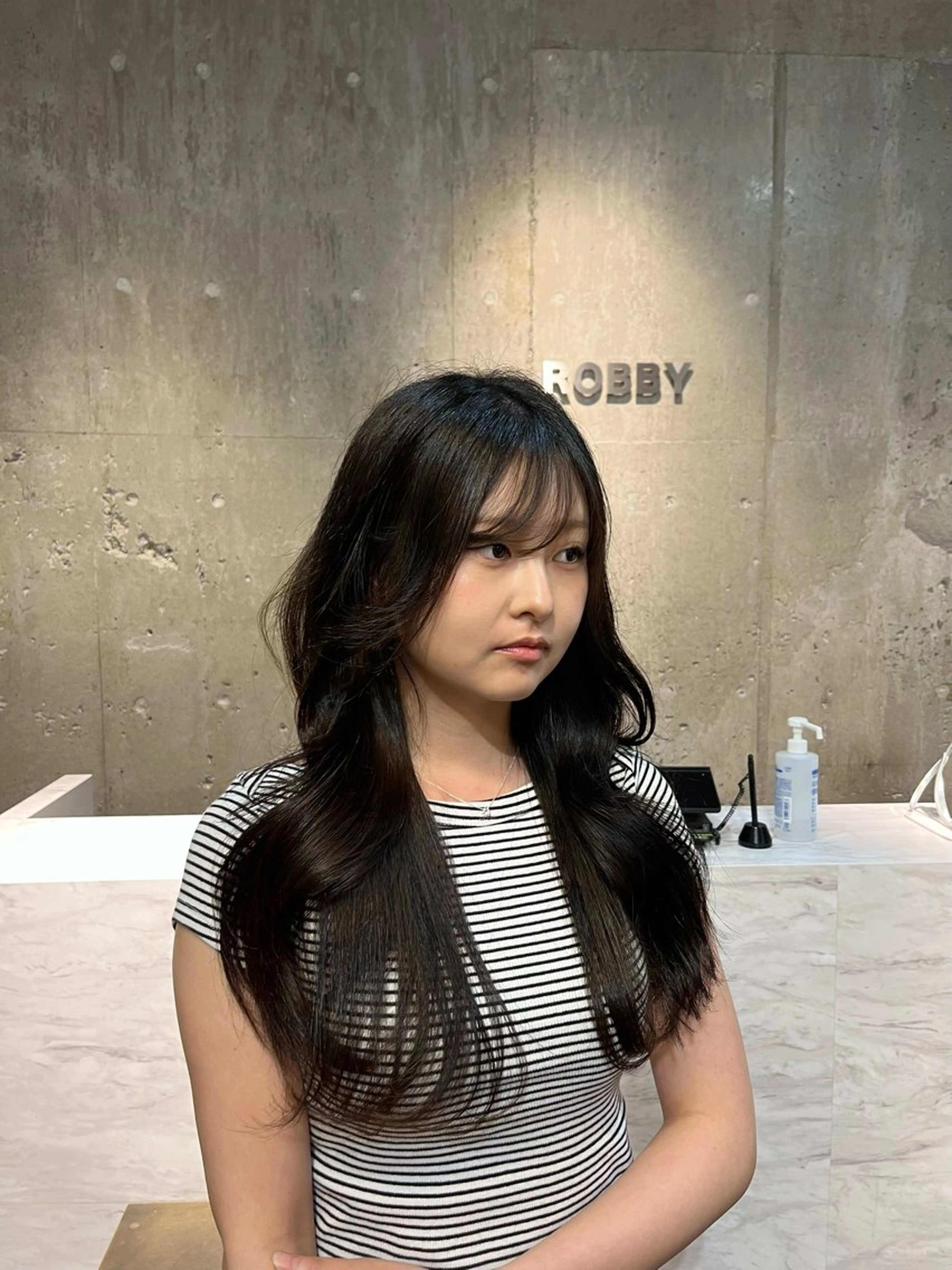 ロング 柴田蓮太朗 [トーンアップ]のヘアスタイル