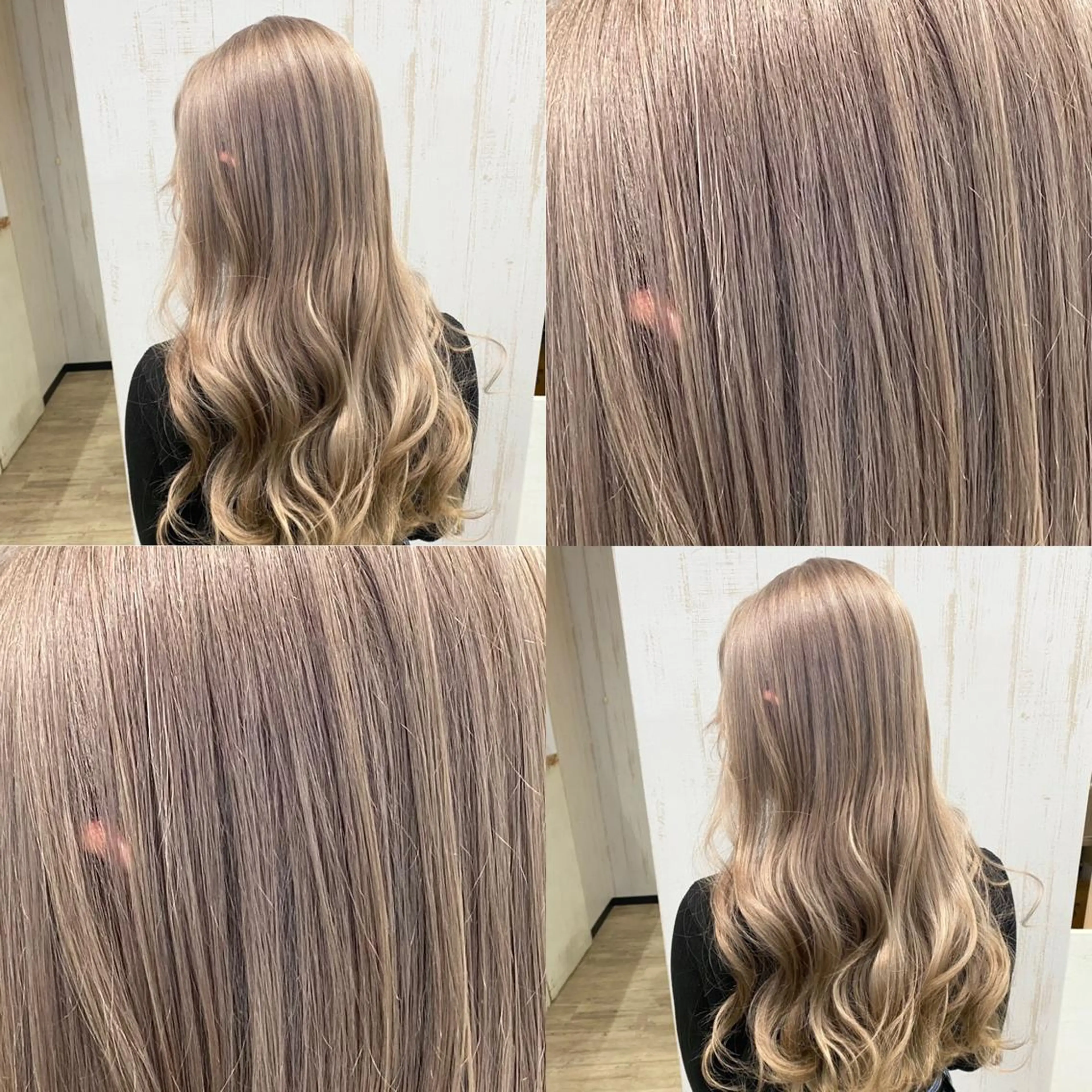 透明感ハイトーンカラー（ケアブリーチ）¥18,000​〜​の写真