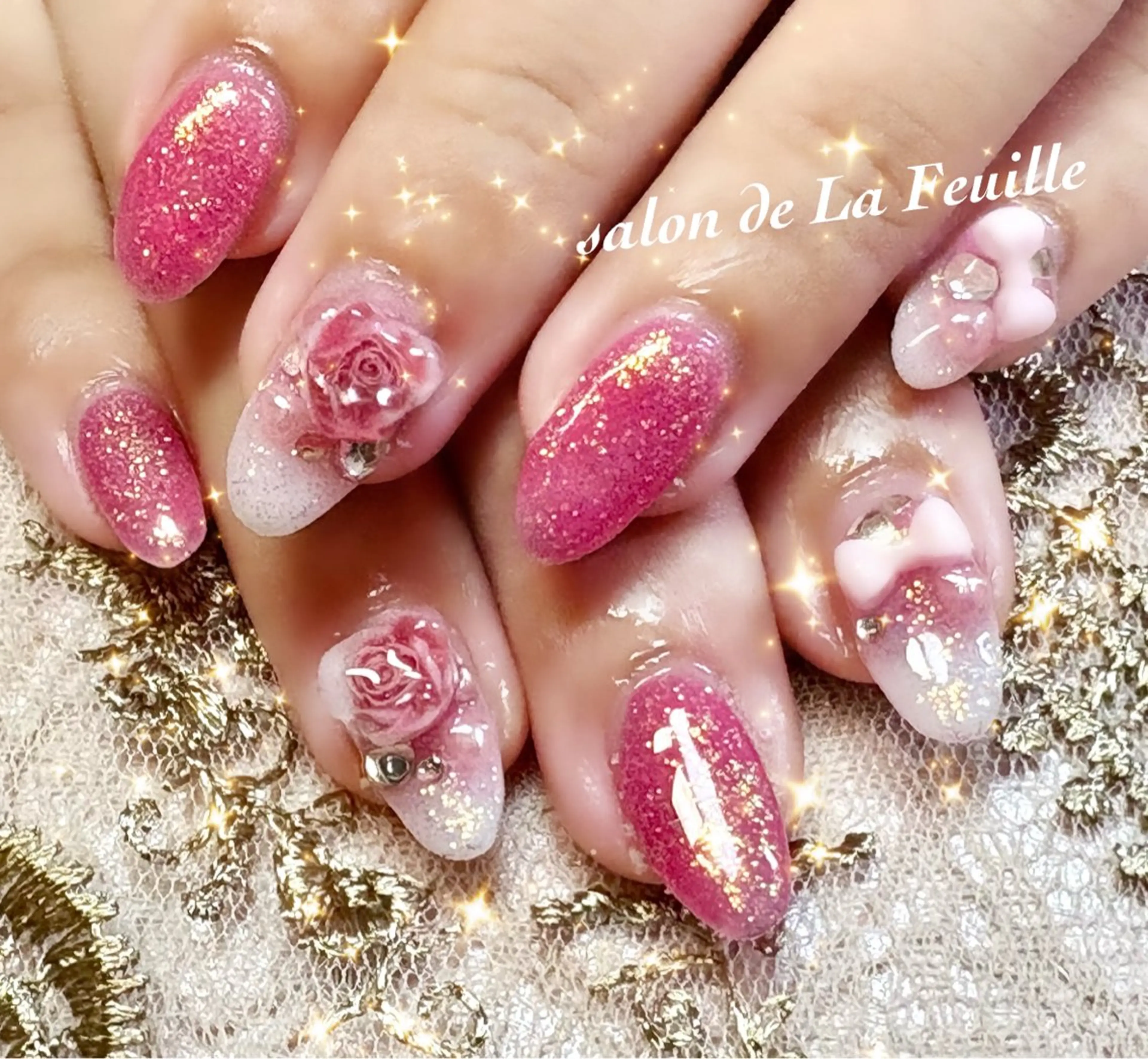 ショート サロンドラフィーユ LAFEUILLEのネイルデザイン