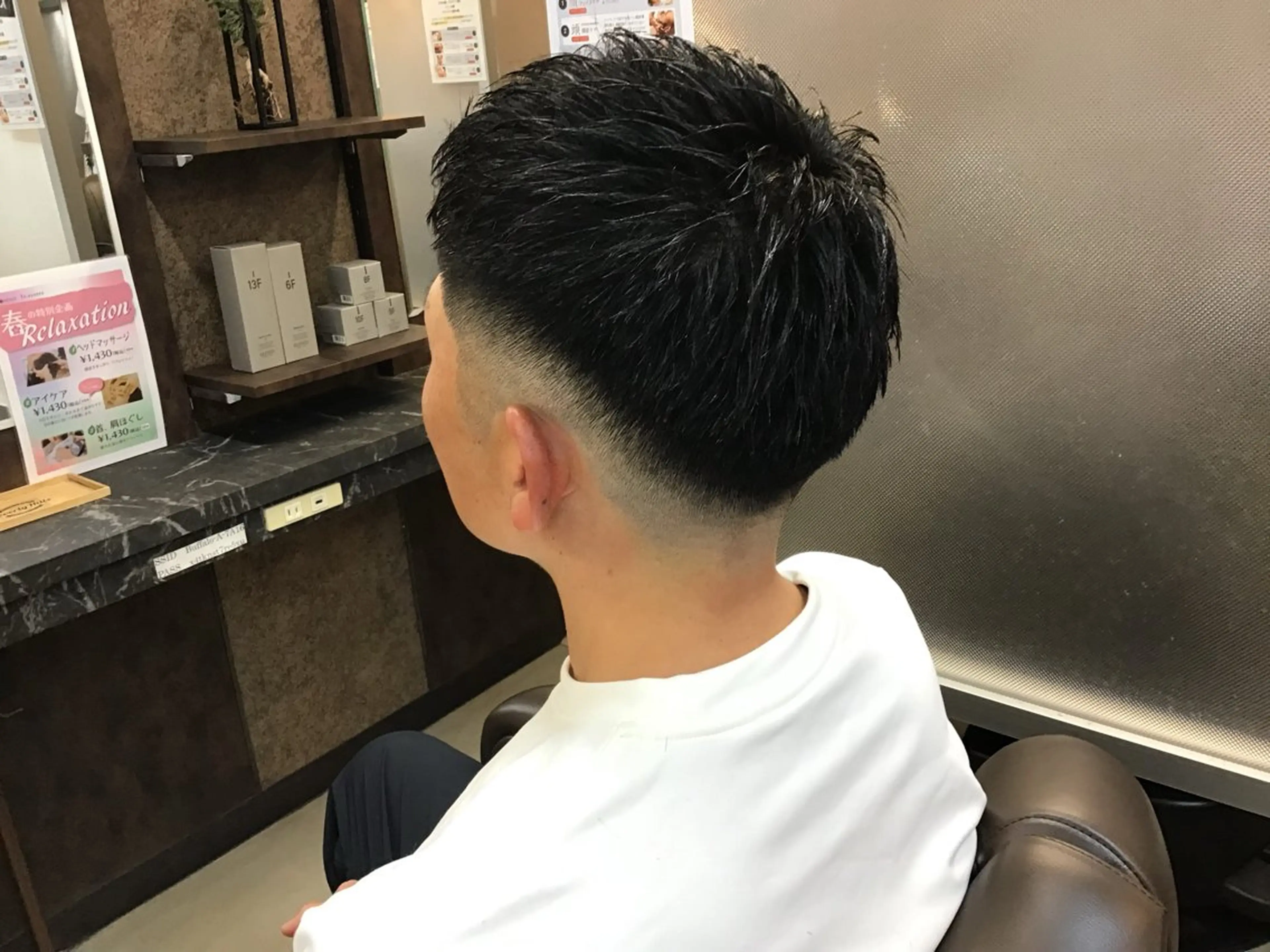 ショート メンズ メンズパーマ特化 カバヤマ　リョウのヘアスタイル