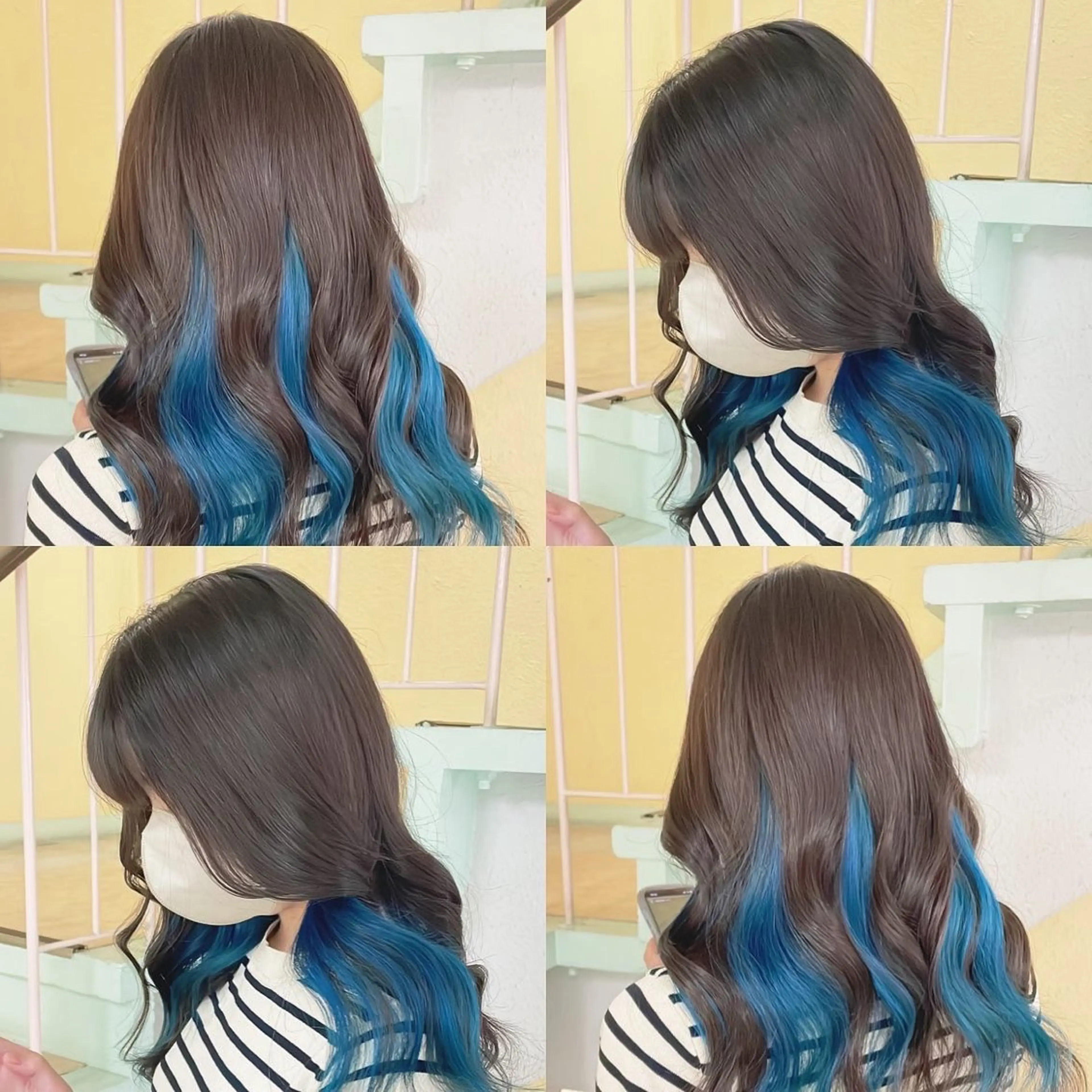 カラー ヘアカラー トリートメント 渋谷:インナーカラー ／🍒エリカ🍒のヘアスタイル