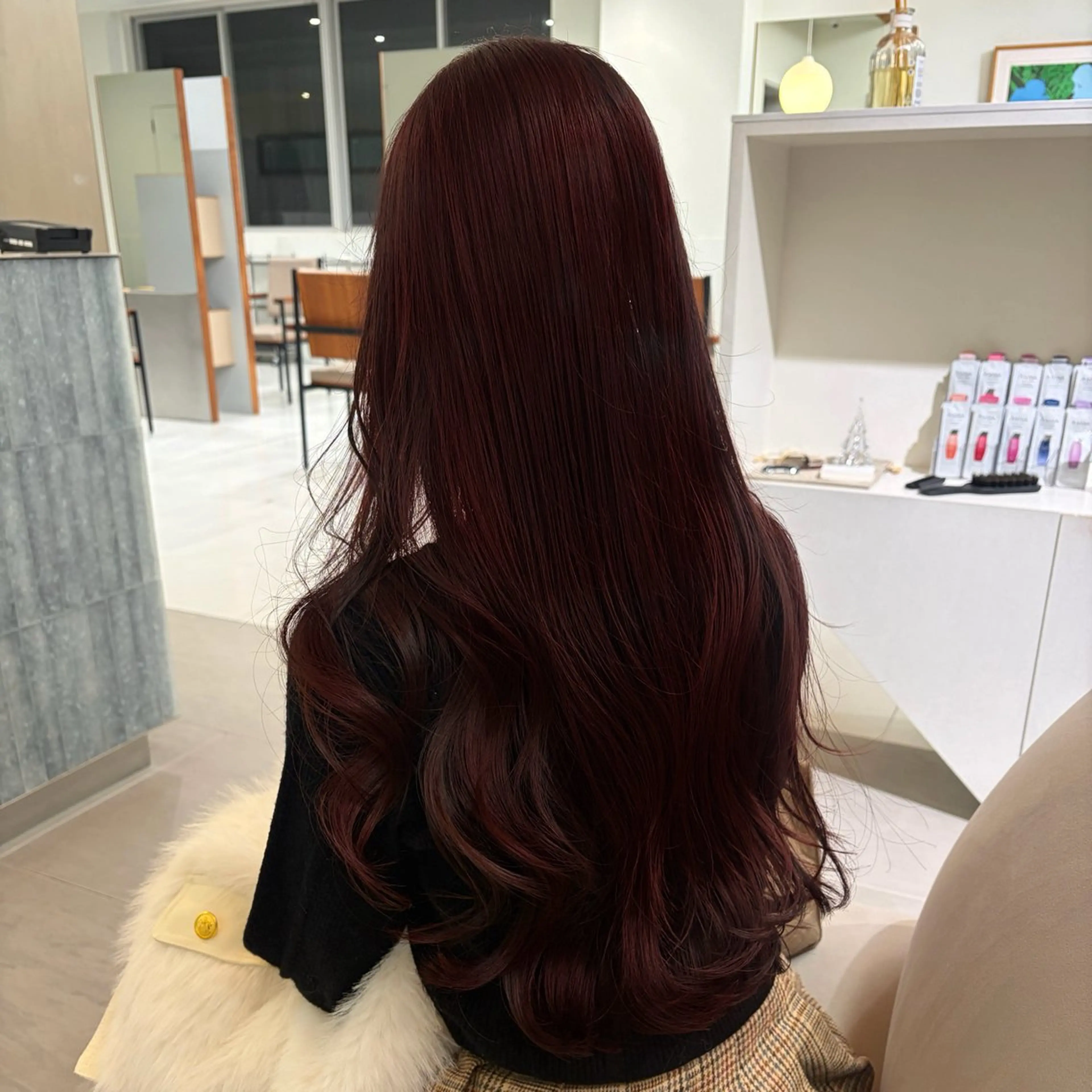 ロング カラー ベージュカラー 透明感カラー ダブルカラー レッドカラー 高発色ブリーチ/ ハイレイヤー🪽aiのヘアスタイル