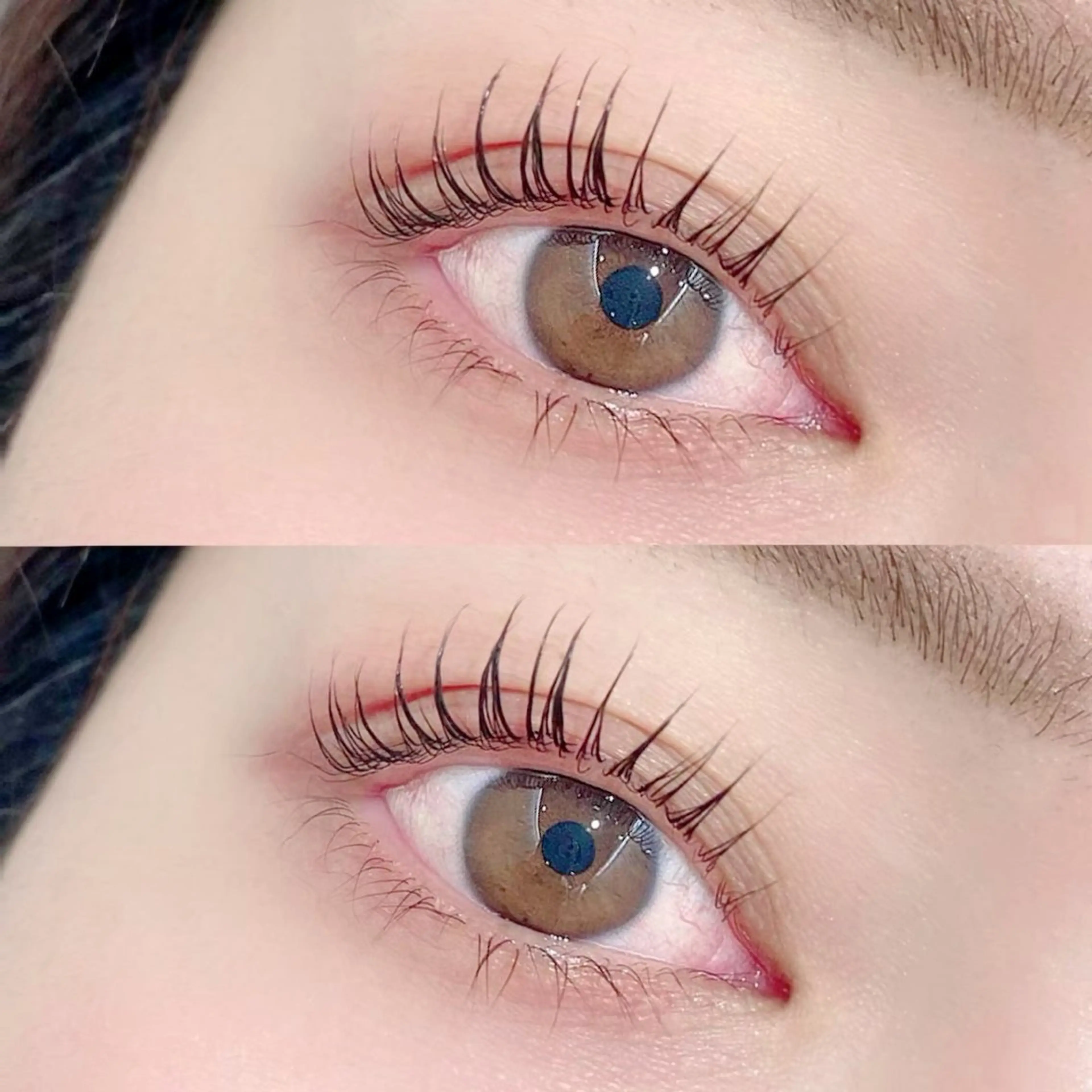 【メンズ】【レディース】まつげパーマ(パリジェンヌもOK)❁うる艶コーティングトリートメント仕上げの写真