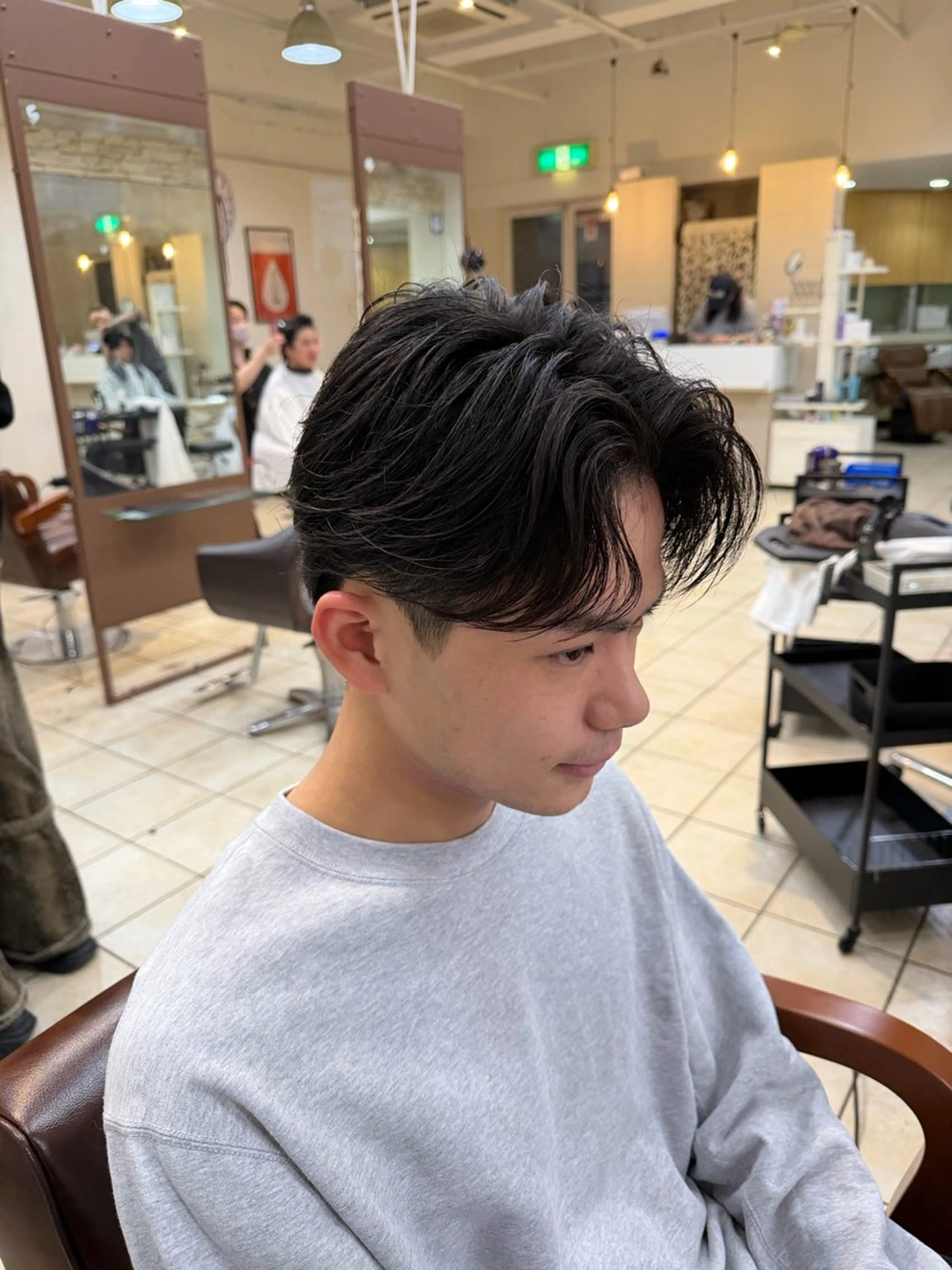 ショート パーマ スパイキーショート/ メンズパーマ/関内涼のヘアスタイル