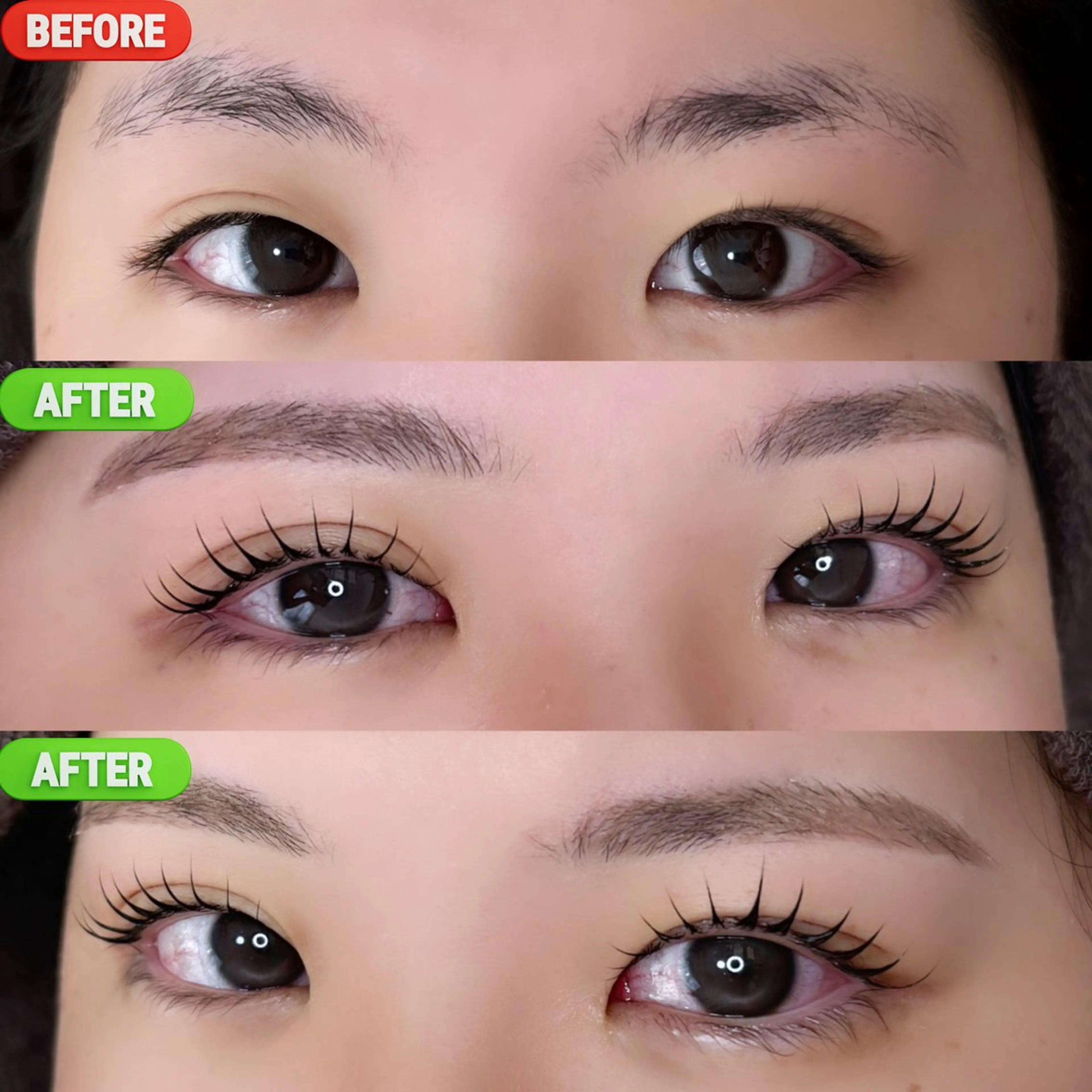 eyebrow wax + lash lift🩵 垢抜けsetメニュー🪄の写真