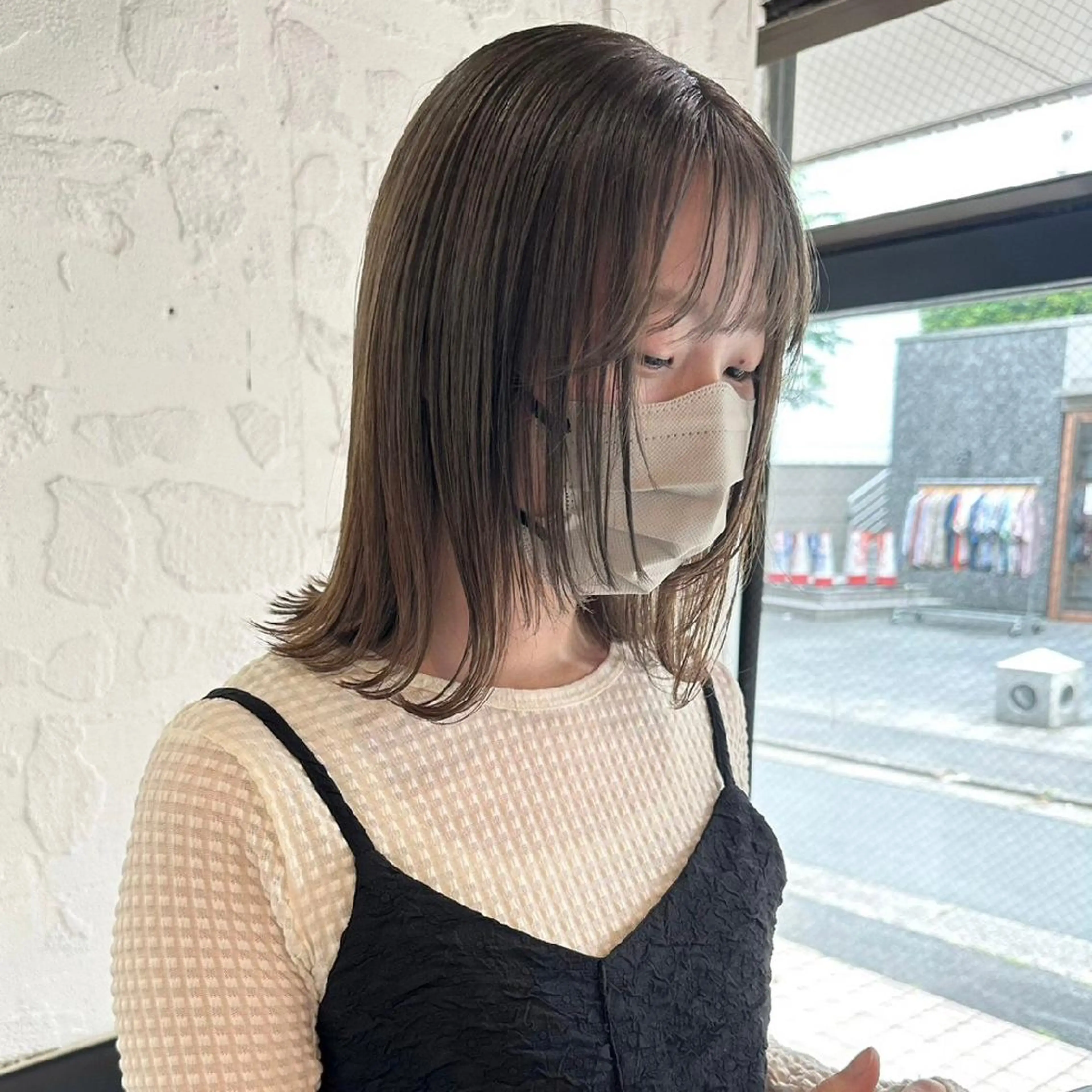 カット＋ハイライトカラー＋トリートメントの写真