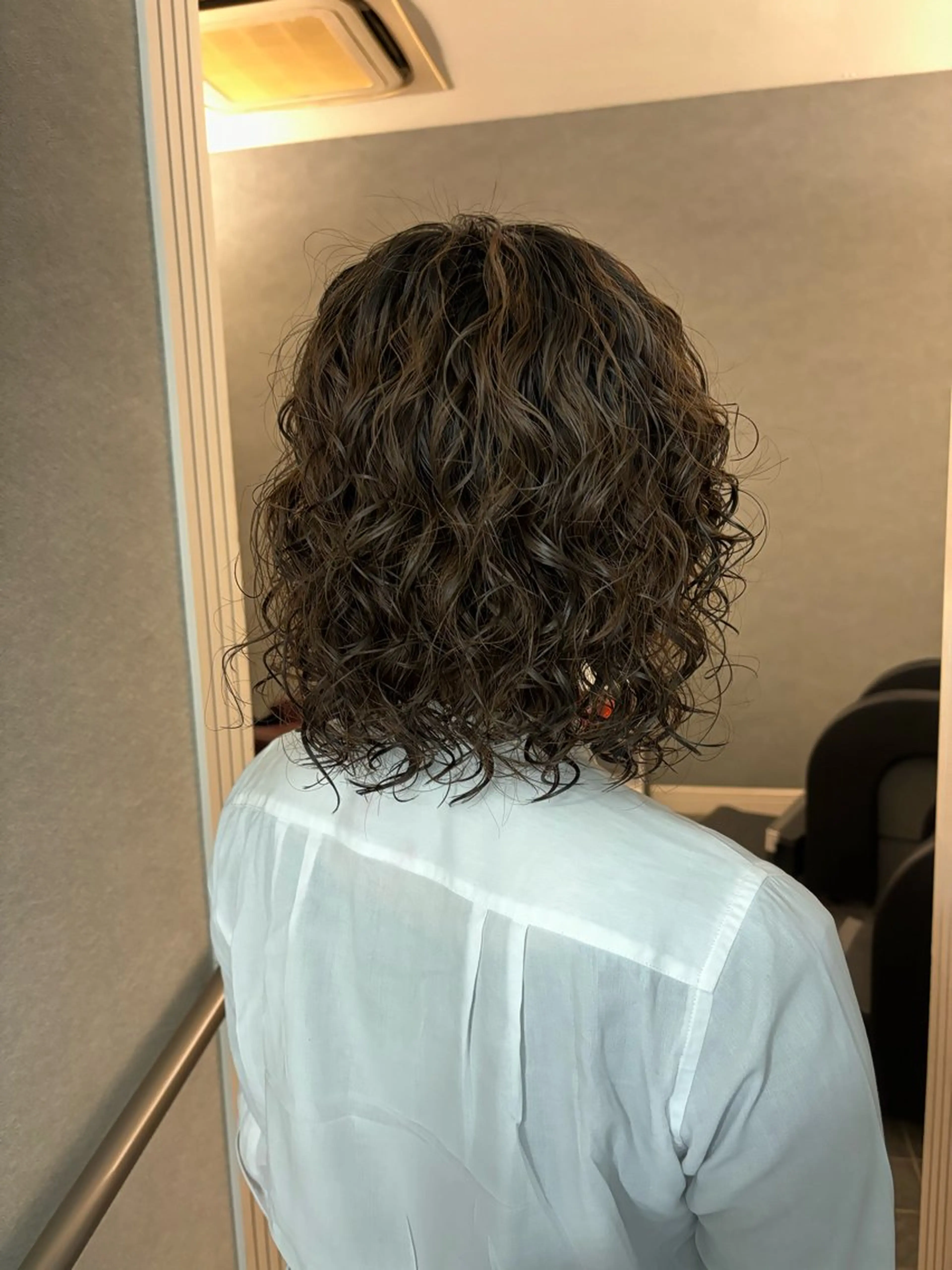 ミディアム カット パーマ shoko/ 海外ガール風パーマのヘアスタイル