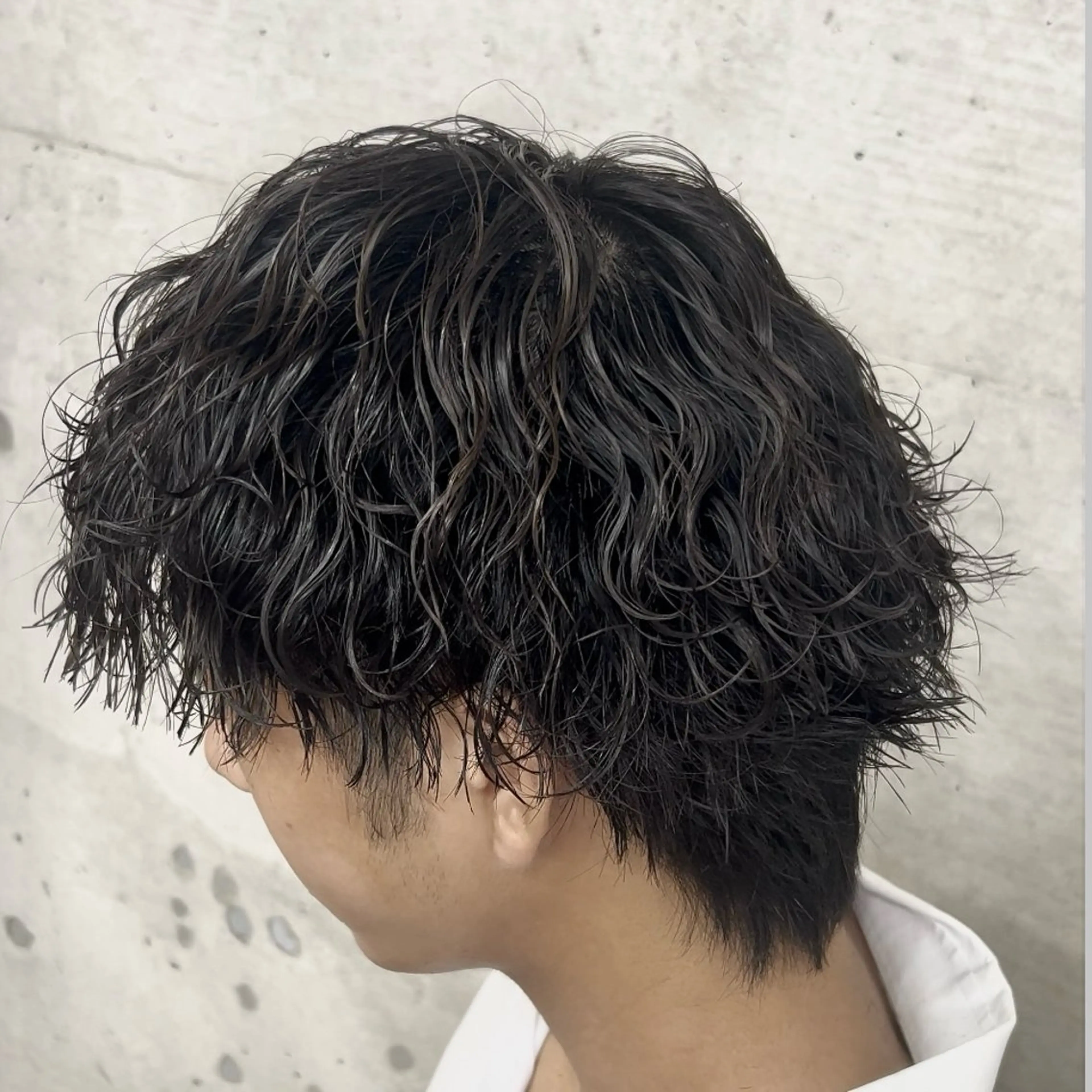 パーマ メンズ マッシュ メンズパーマ スパイラルパーマ Rikito 予約リクエストご案内のヘアスタイル