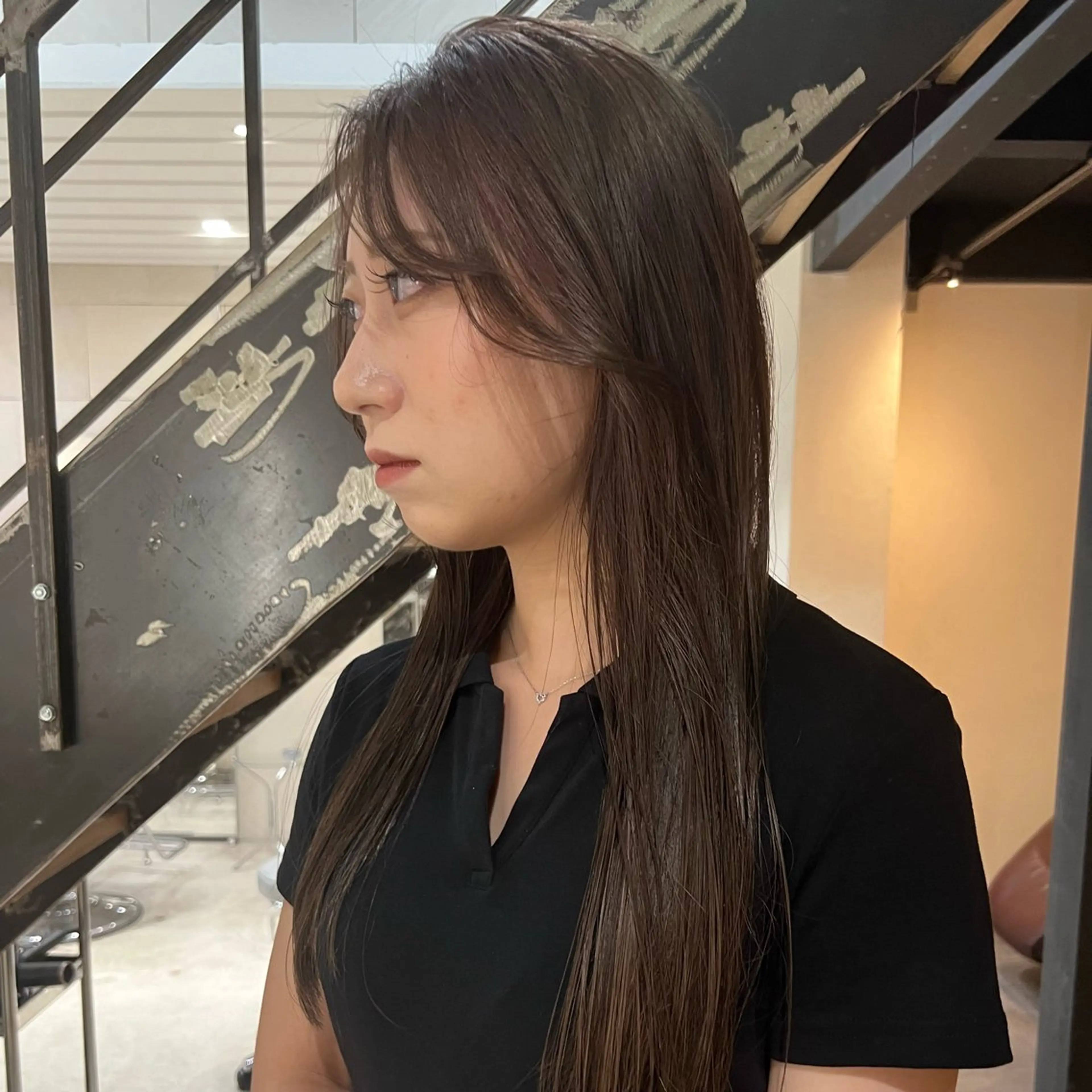 ロング カラー 名古屋/落ちる黒 黒染め落としのヘアスタイル