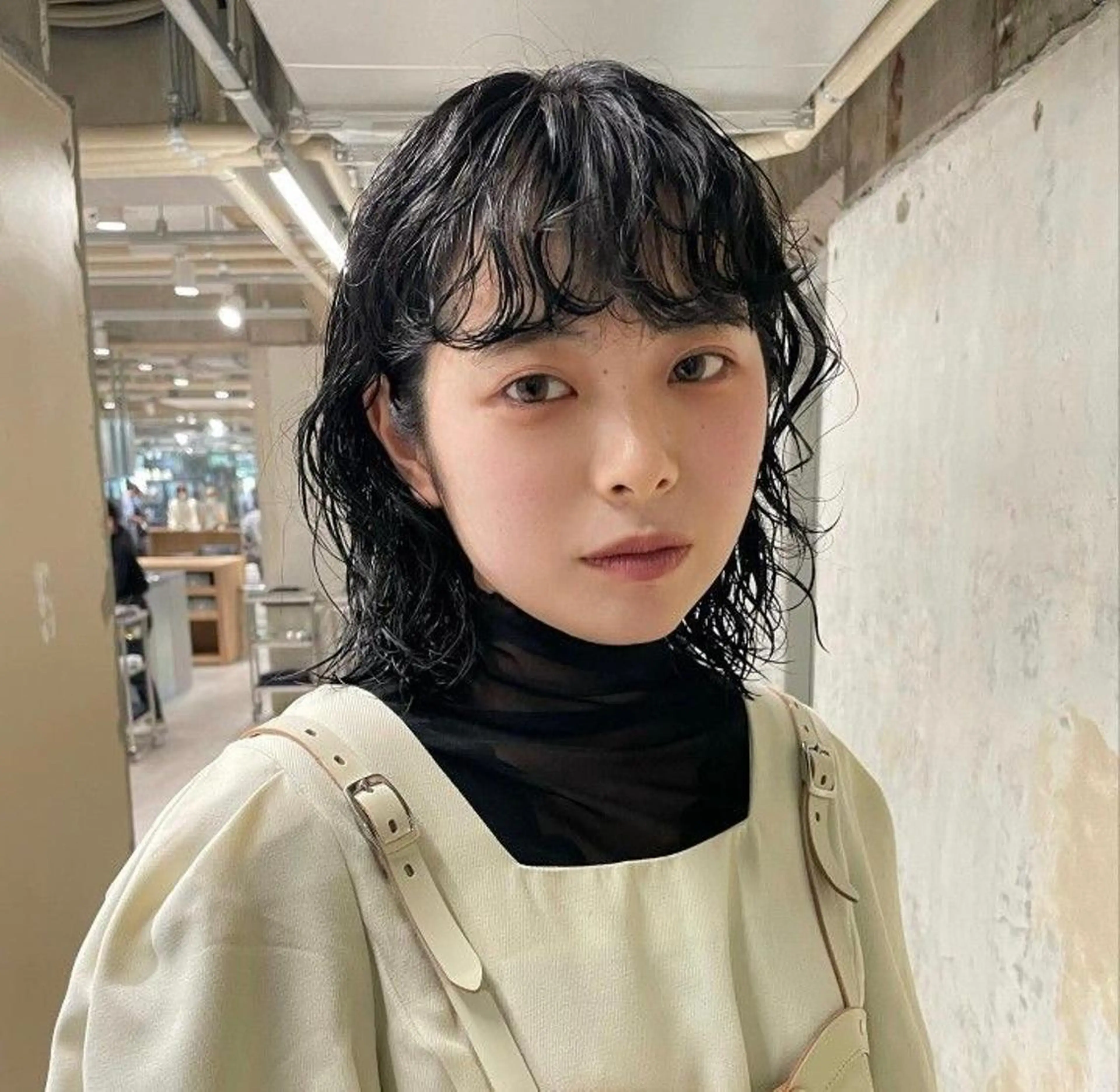 ミディアム パーマ 🫧透明感カラー🫧 SHINSEIのヘアスタイル