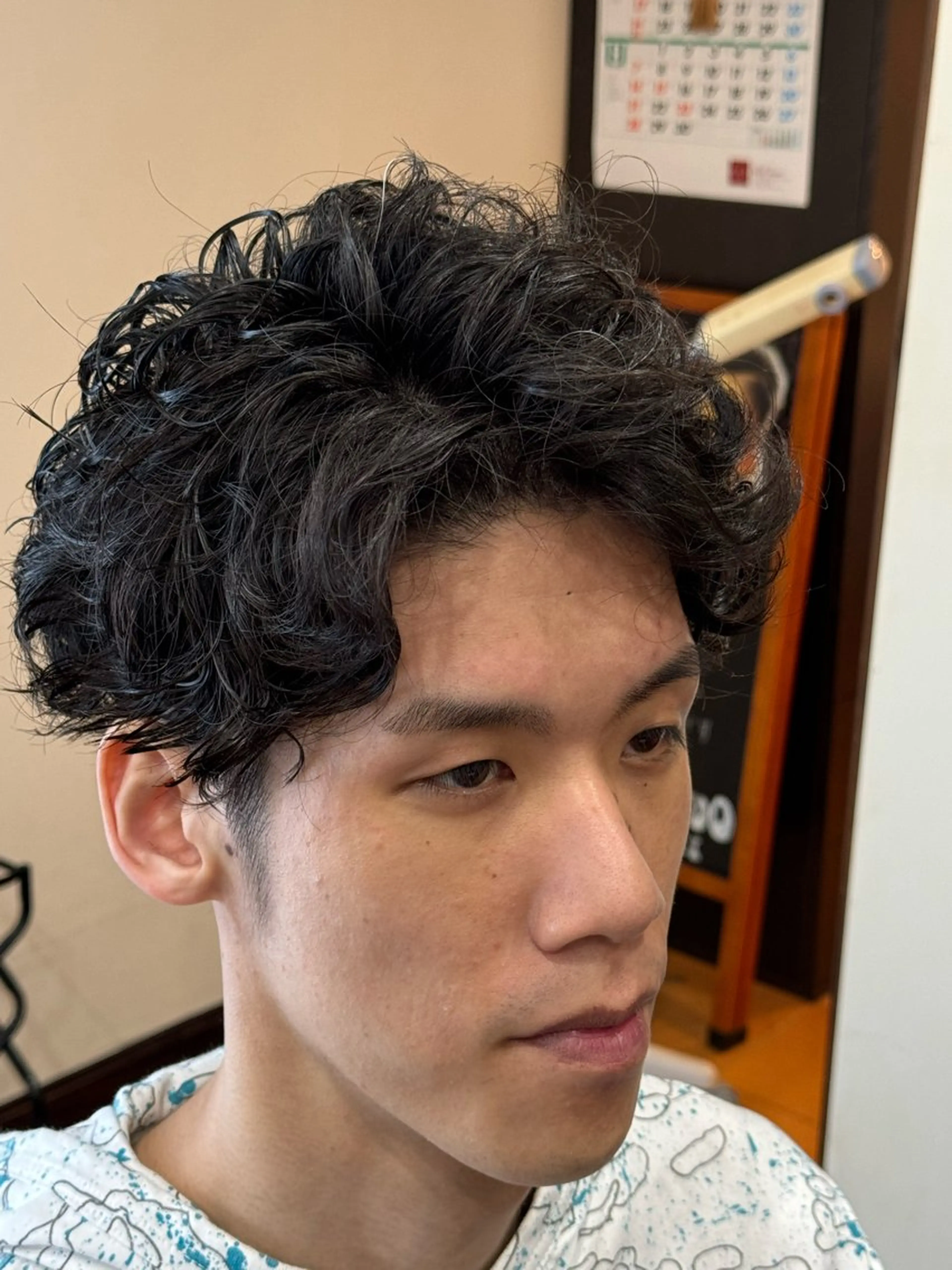 ショート パーマ メンズ メンズパーマ 早川 太貴のヘアスタイル