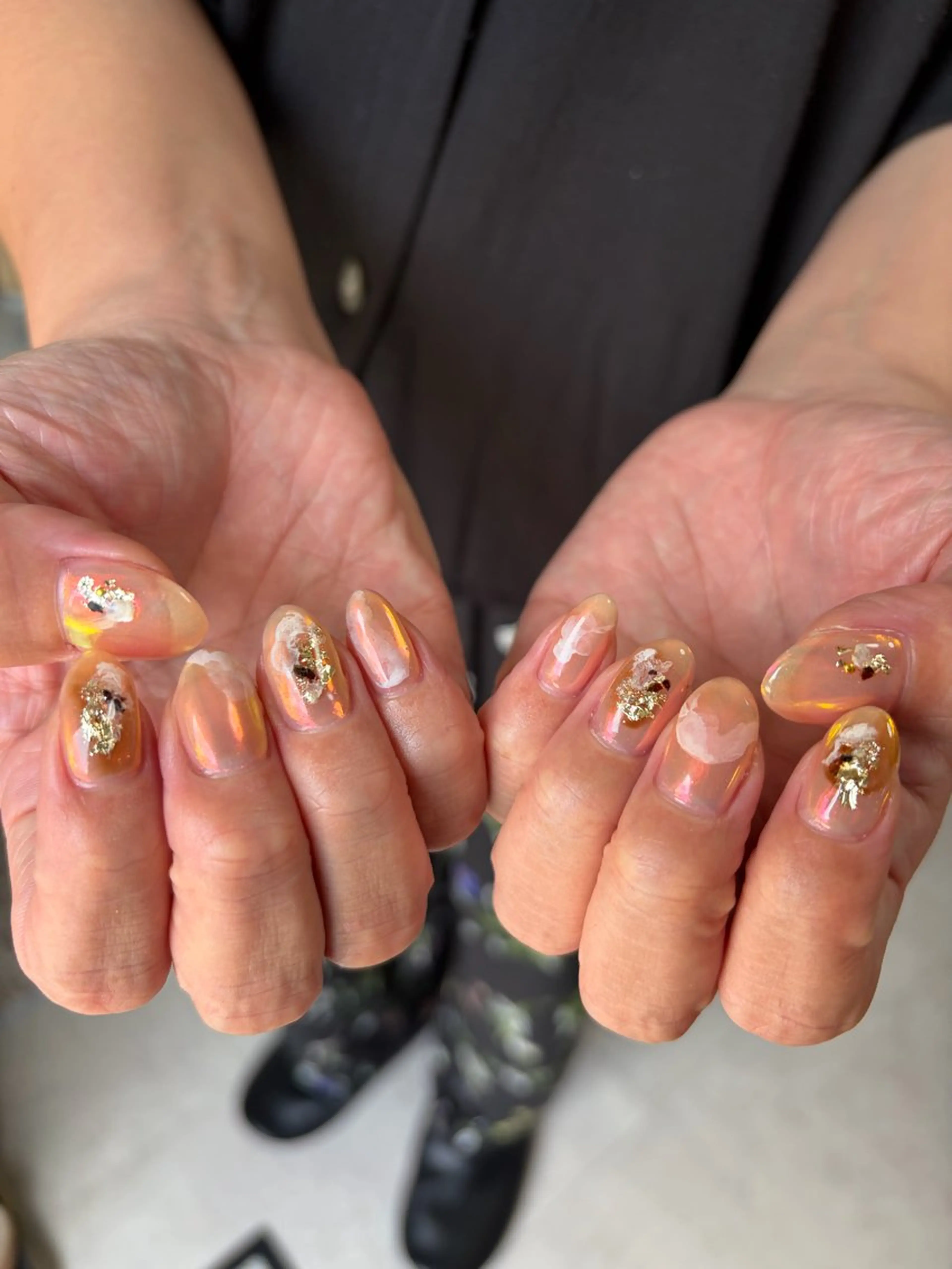 ネイル アートネイル 持ち込み ハンドネイル RISA joie nailのネイルデザイン